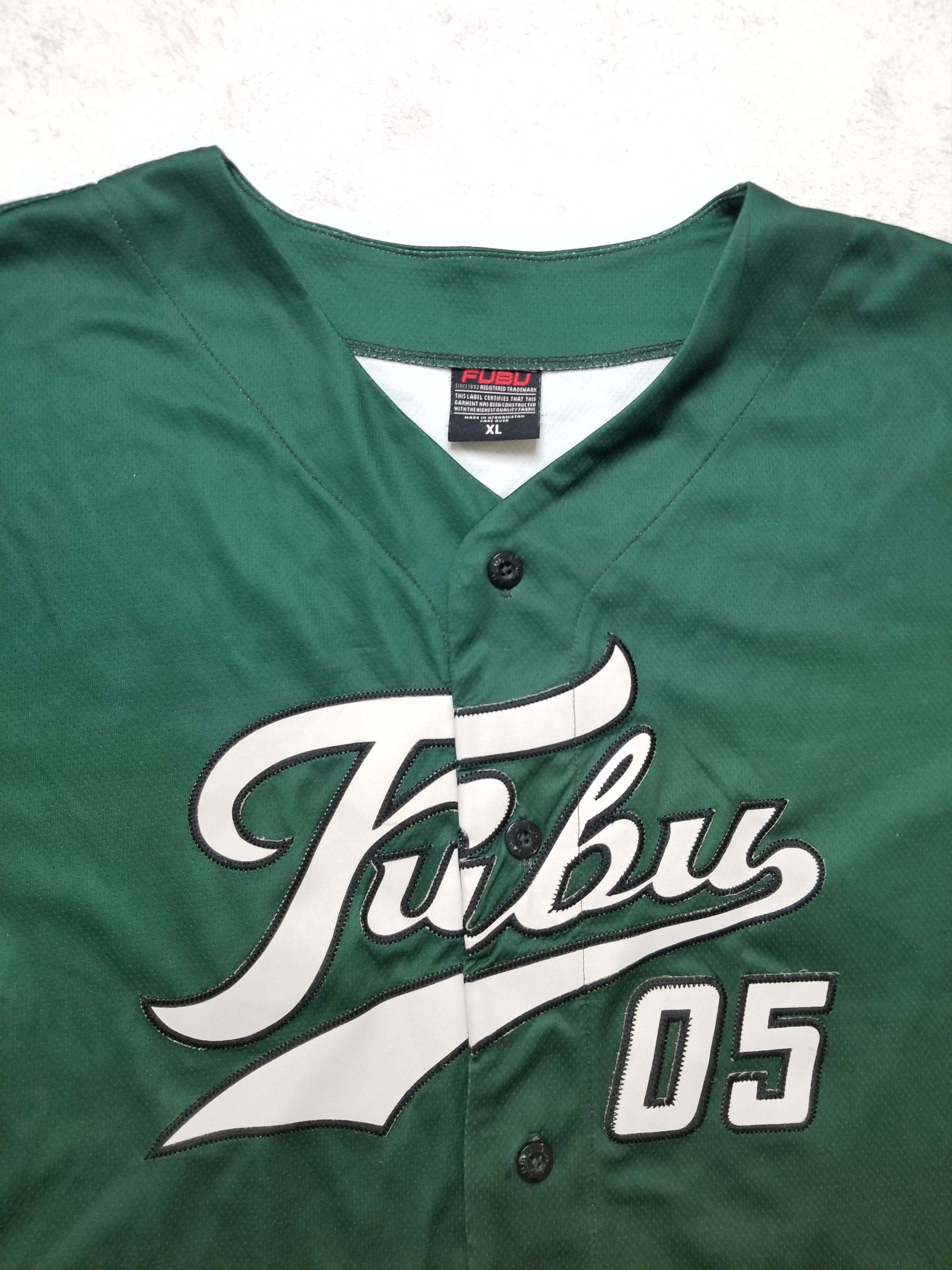 Fubu Vintage 90s FUBU Baseball Jersey Shirt Y2k 2000s Hip Hop Rap Size US XL / EU 56 / 4 - 5 Thumbnail