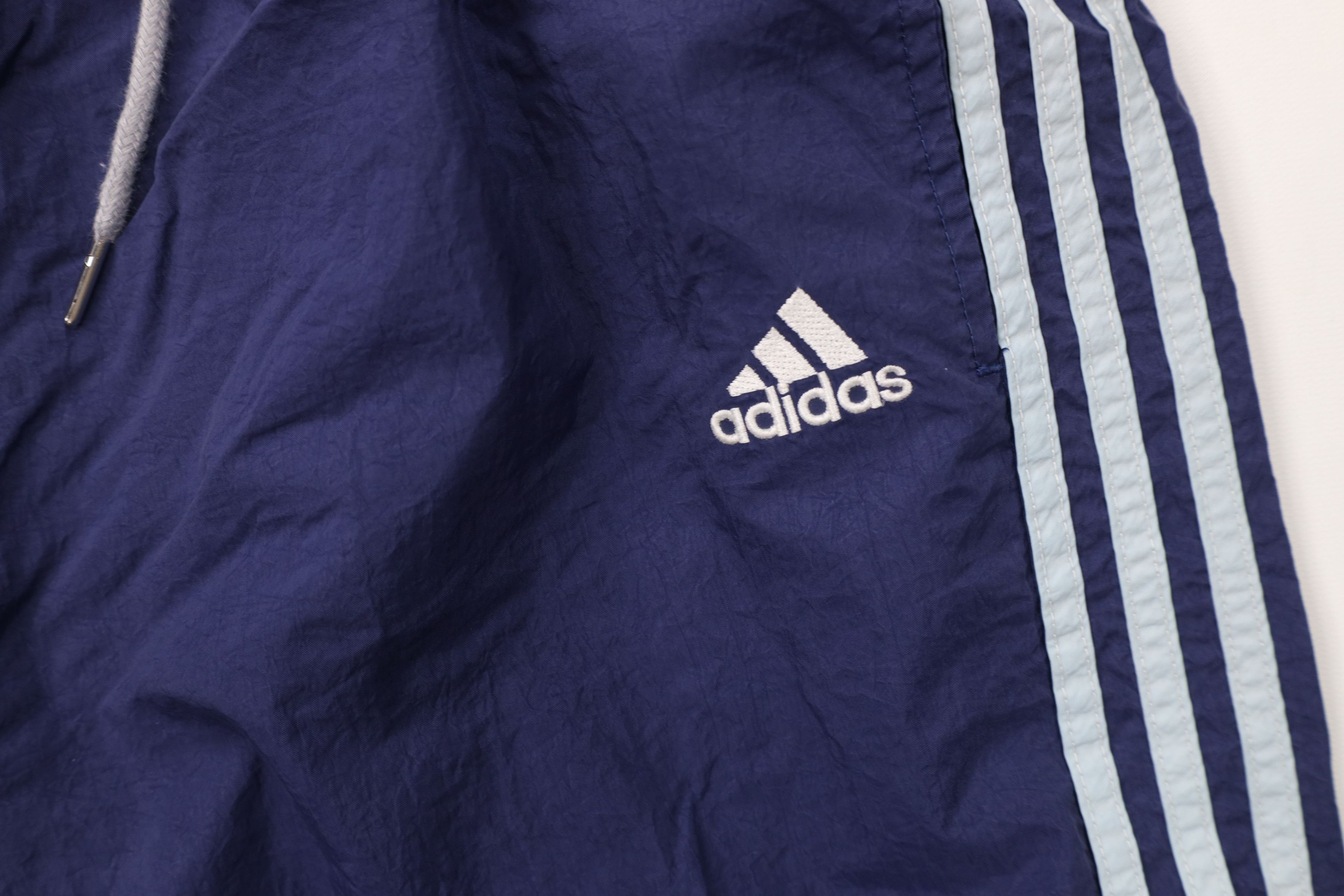 Adidas × Vintage Vintage 90s Adidas Cuffed Nylon Windbreaker Joggers Pants Size US 36 / EU 52 - 6 Thumbnail
