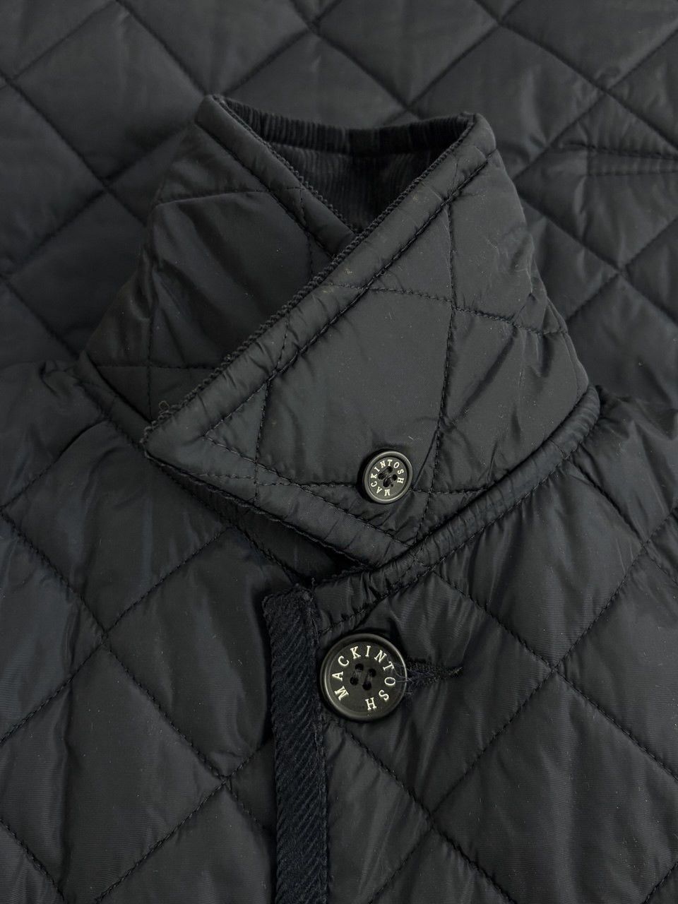 Mackintosh Vintage Mackintosh Navy Quilted Button Jacket Size US S / EU 44-46 / 1 - 15 Thumbnail