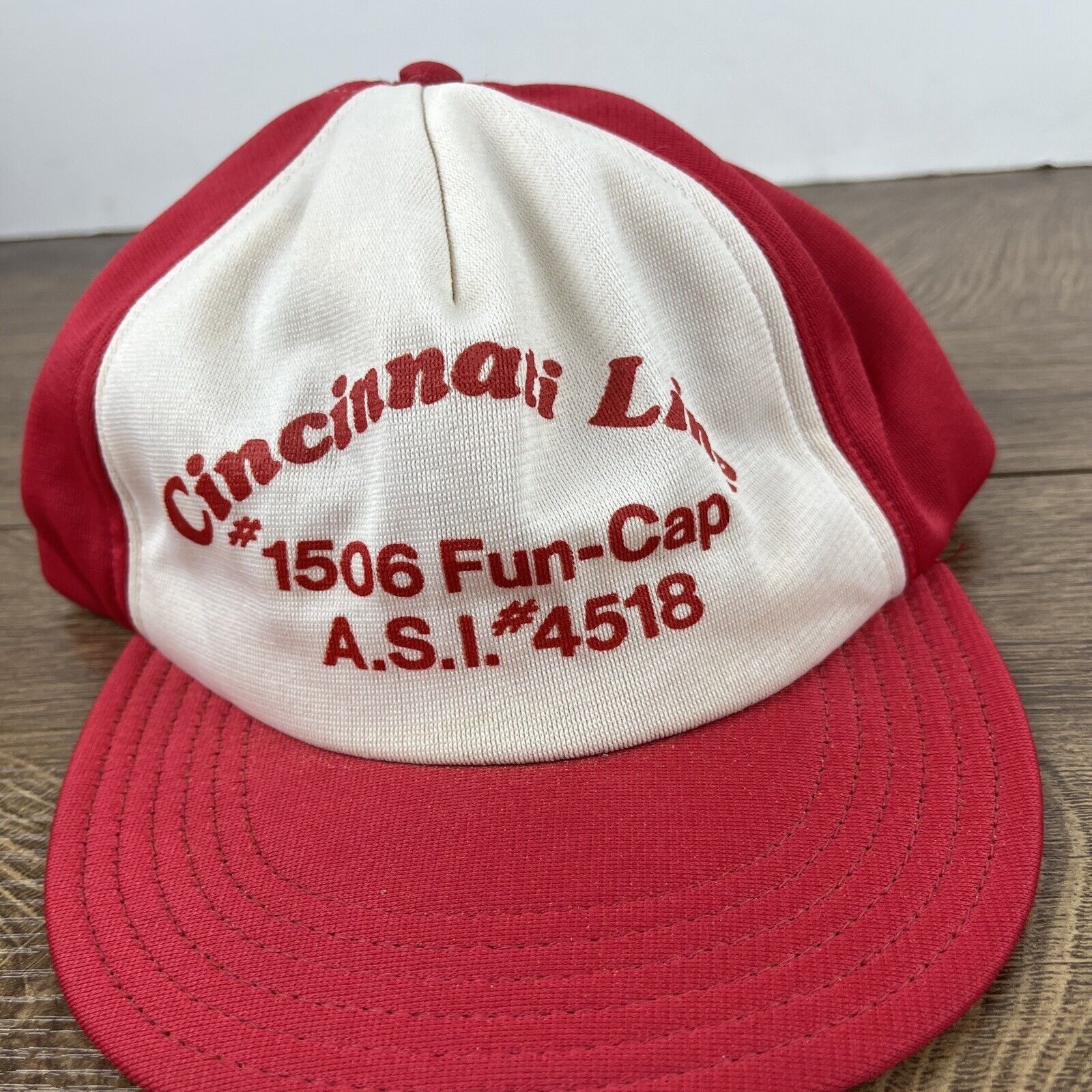 Other Cincinnati Line Hat Red Hat Adjustable Adult Size Hat Red Ca Size ONE SIZE - 1 Thumbnail