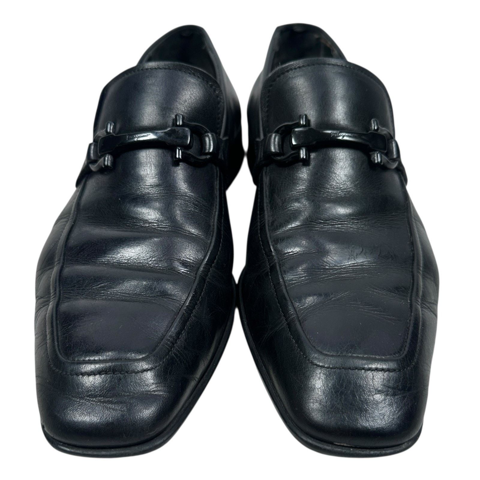 Salvatore Ferragamo Salvatore Ferragamo Loafers Men 8.5 D Black Leather Shoes Size US 8.5 / EU 41-42 - 2 Thumbnail