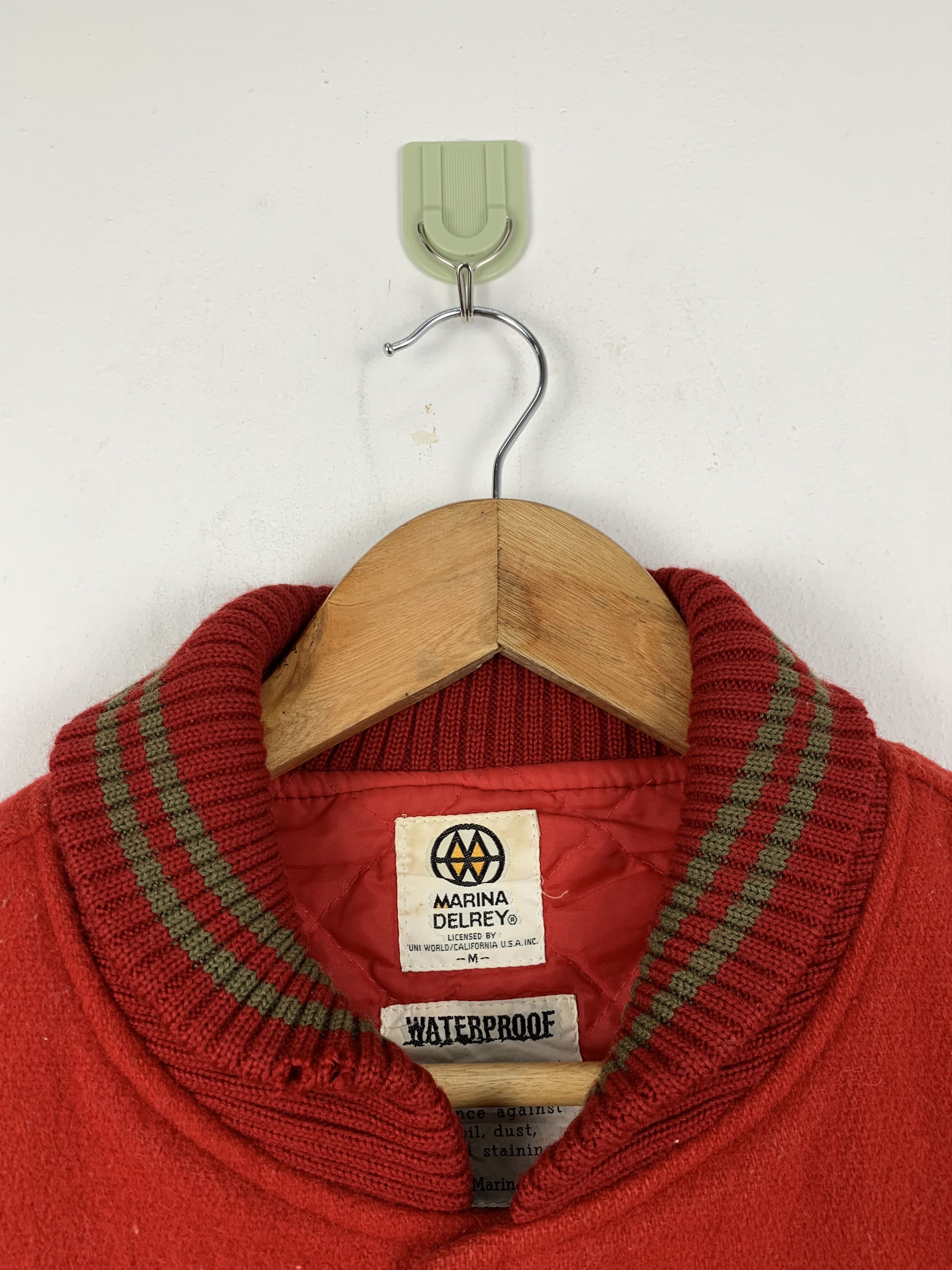 Vintage Vintage 90s Marina Delray Varsity Jacket Waterproof V0522 Size US M / EU 48-50 / 2 - 8 Thumbnail