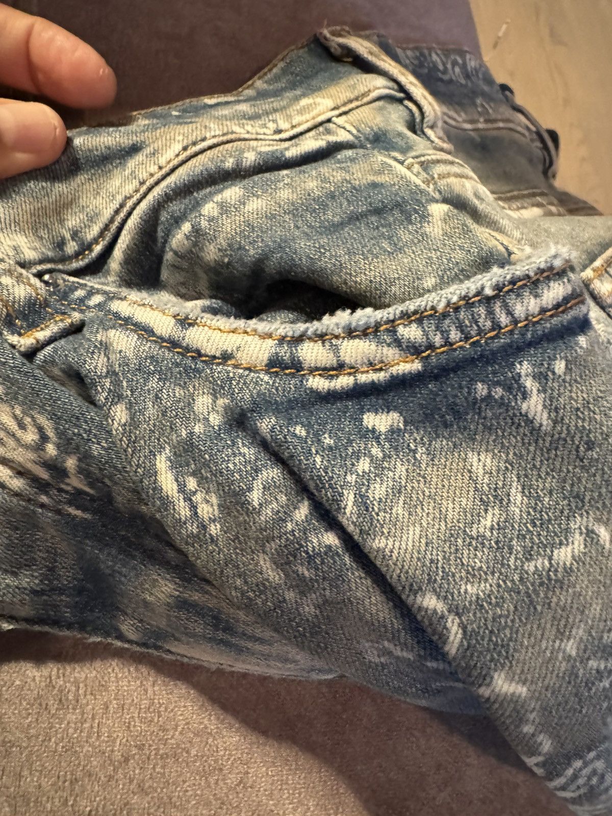 Amiri AMIRI jeans STUDY REAL TAPE MEASUREMENTS BY TAPE IN PHOTOS Size US 32 / EU 48 - 20 Thumbnail