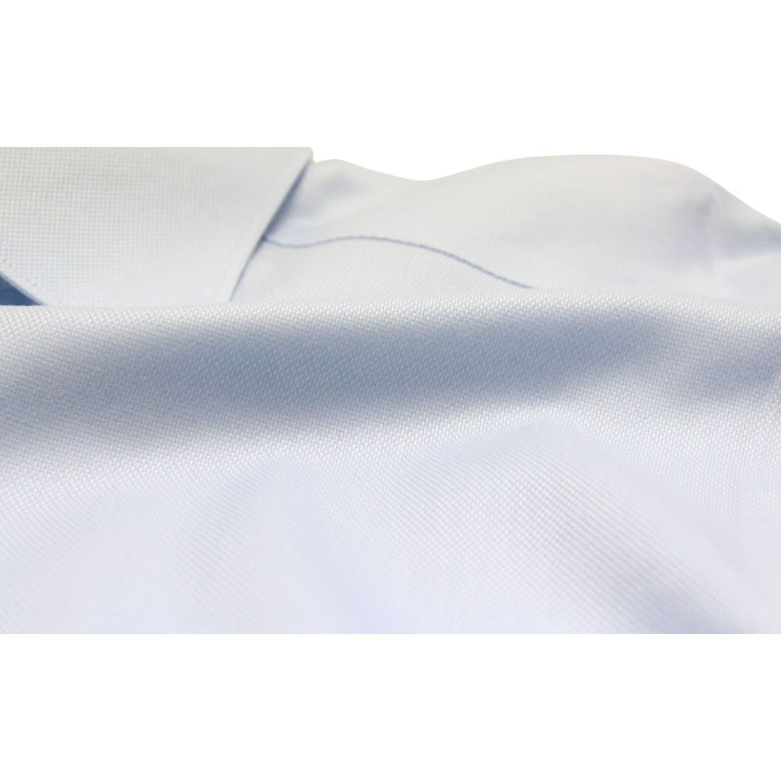 Suitsupply SUITSUPPLY Formal Shirt Men's 41 / 16 Slim Fit Cutaway Collar Blue Button Size 42R - 6 Thumbnail