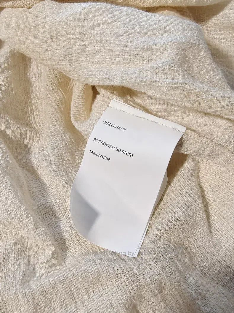 Our Legacy Our Legacy Gingham Bubbles Cotton, Linen Beige Long Sleeve Size US M / EU 48-50 / 2 - 5 Thumbnail