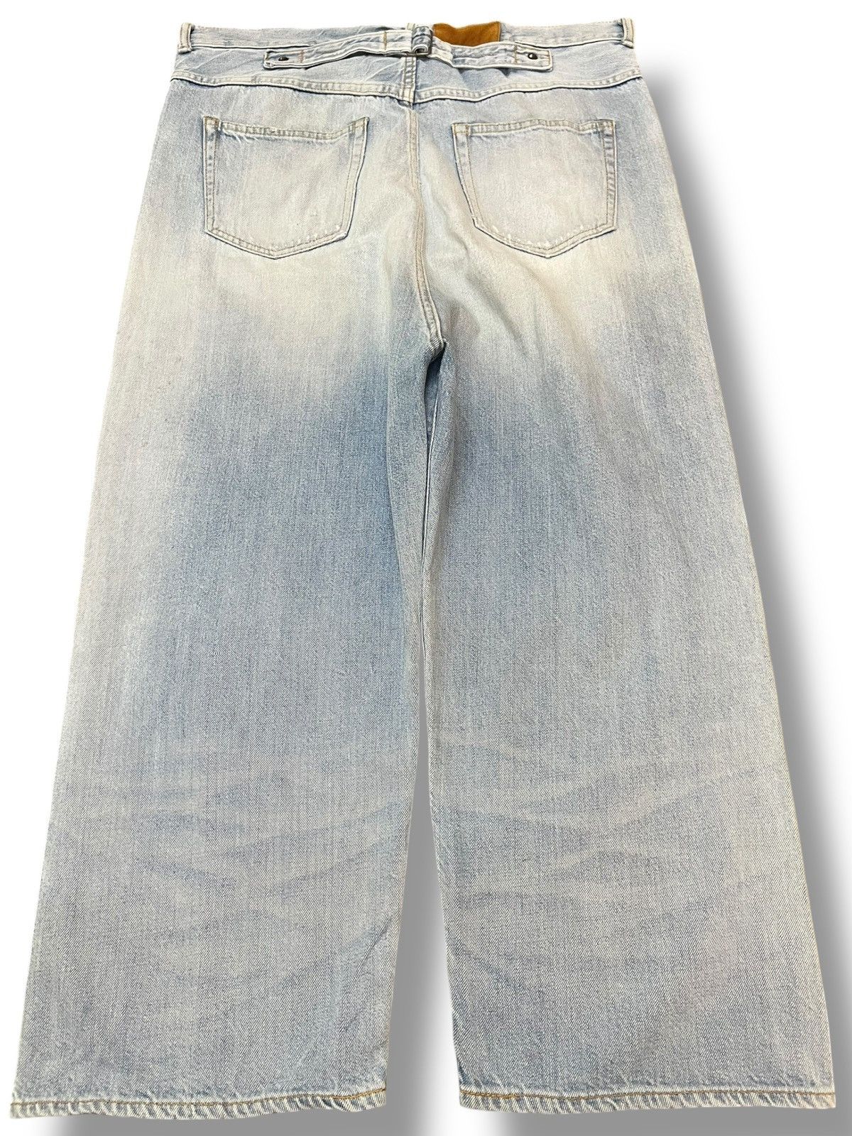 Journal Standard Vintage Journal Standard Baggy Faded Buckle Belt Denim Size US 35 - 7 Thumbnail