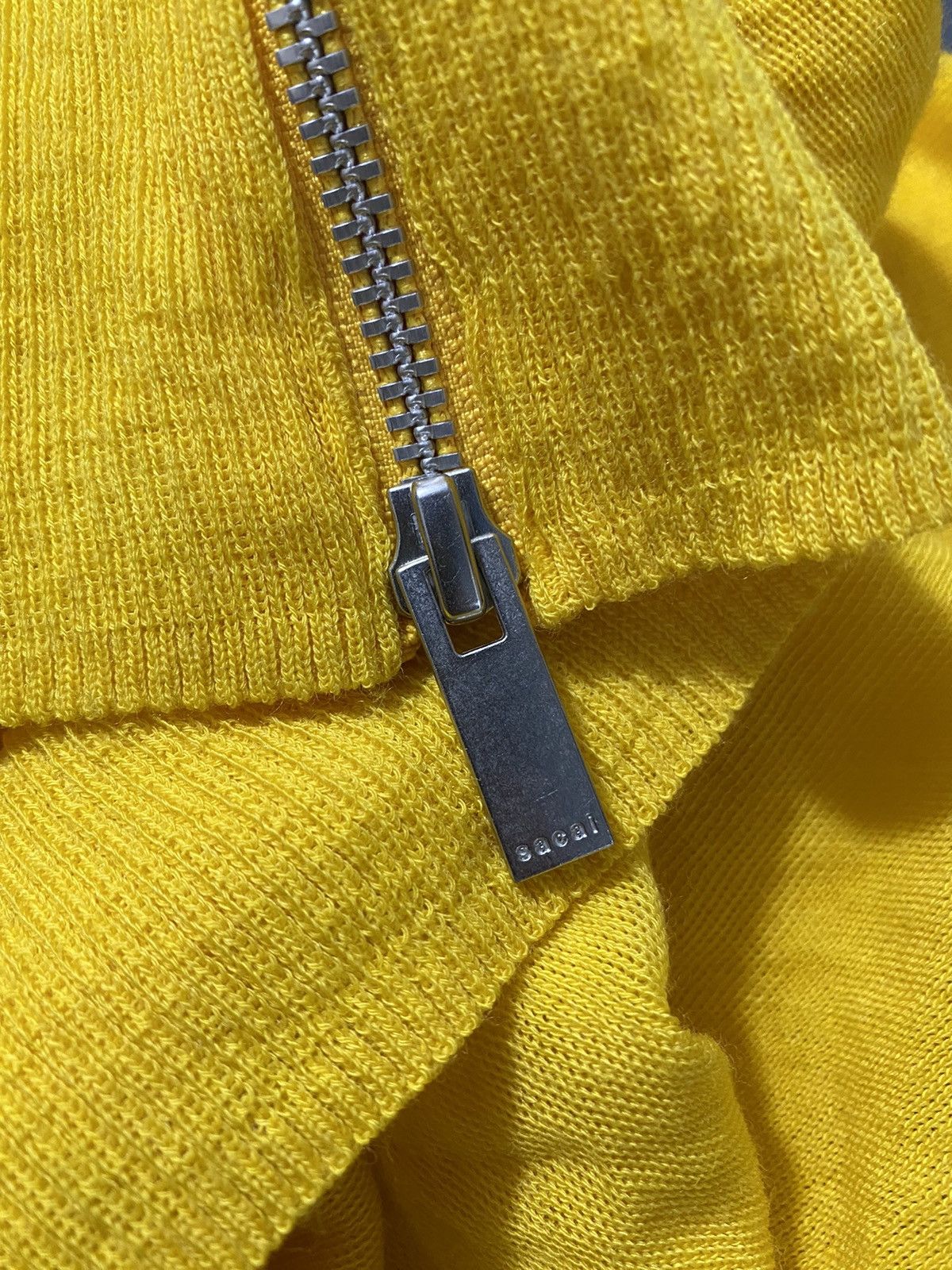 Sacai -2018- Diagonal Zip Knit Dress