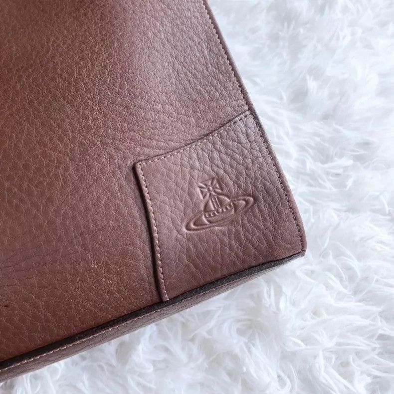 Vivienne Westwood Vivienne Westwood size os Mid-old silver buckle leather tot Size ONE SIZE - 3 Thumbnail