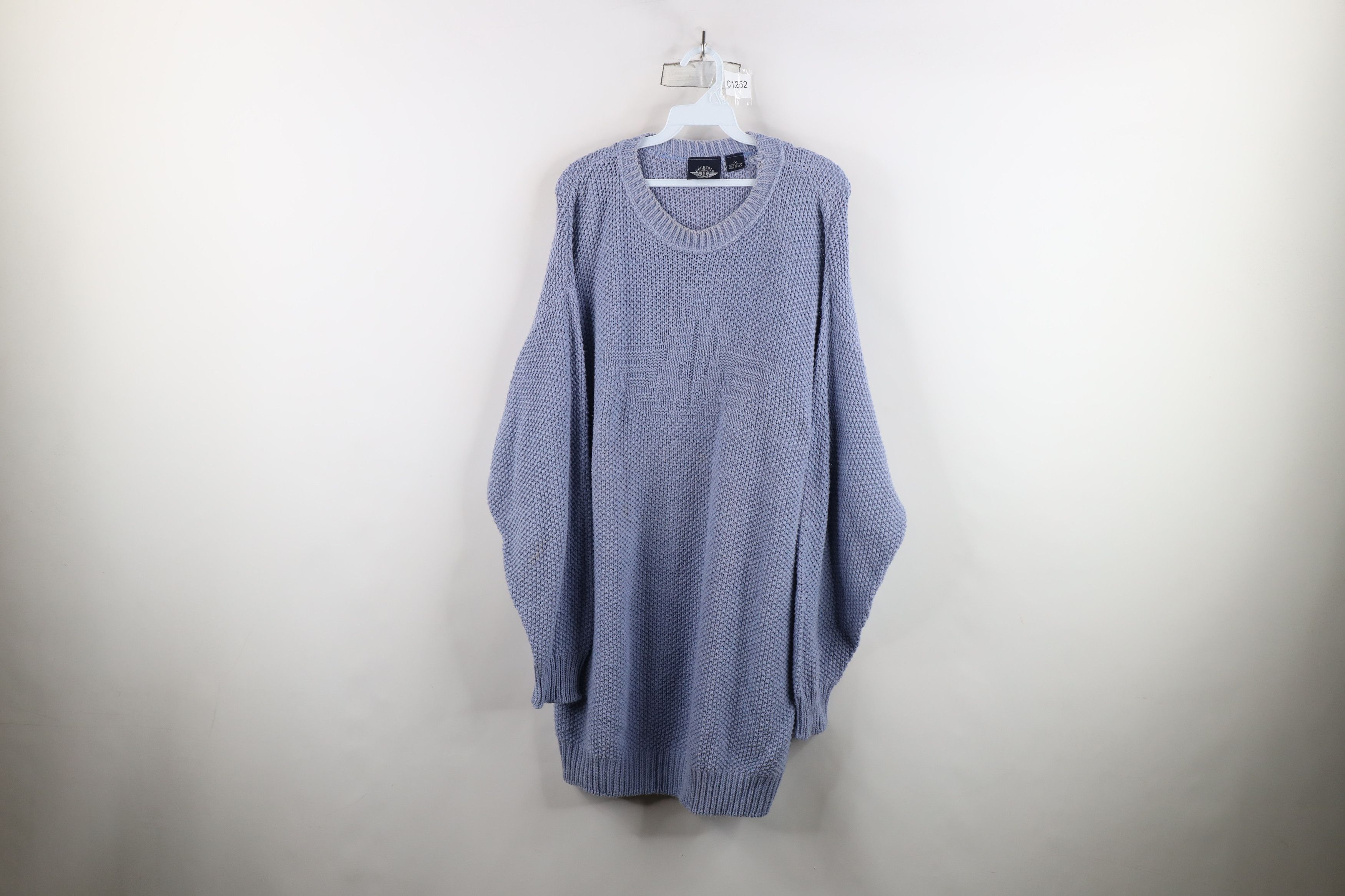 Dockers × Vintage Vintage 90s Dockers Logo Baggy Oversized Knit Sweater USA Size US XL / EU 56 / 4 - 1 Thumbnail