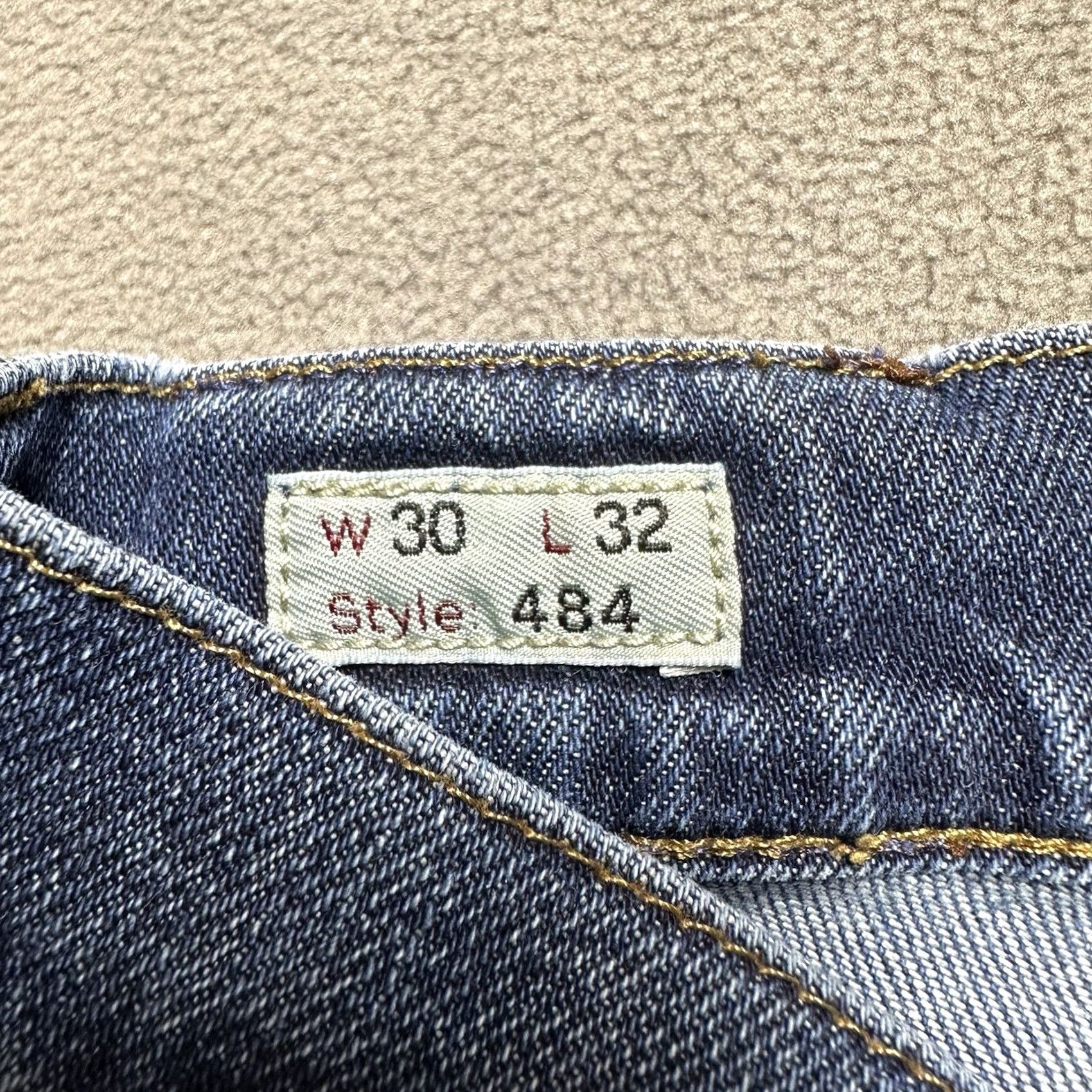 J.Crew J Crew Jeans Mens 484 Slim Fit 30x32 (31x30.5) Blue Japanese Kurabo Denim GUC Size US 32 / EU 48 - 4 Thumbnail