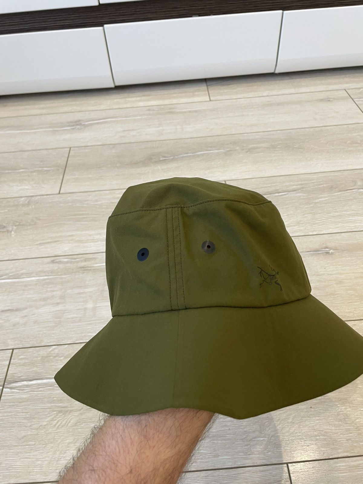 Arc'teryx Arc’teryx Sinsola Bucket Hat Sz S-M Khaki Nylon Size ONE SIZE - 2 Thumbnail