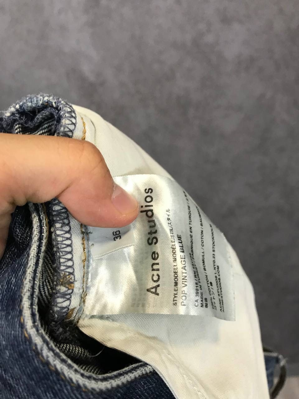 Acne Studios Acne Studios pop vintage blue unisex jeans Size US 29 - 7 Thumbnail