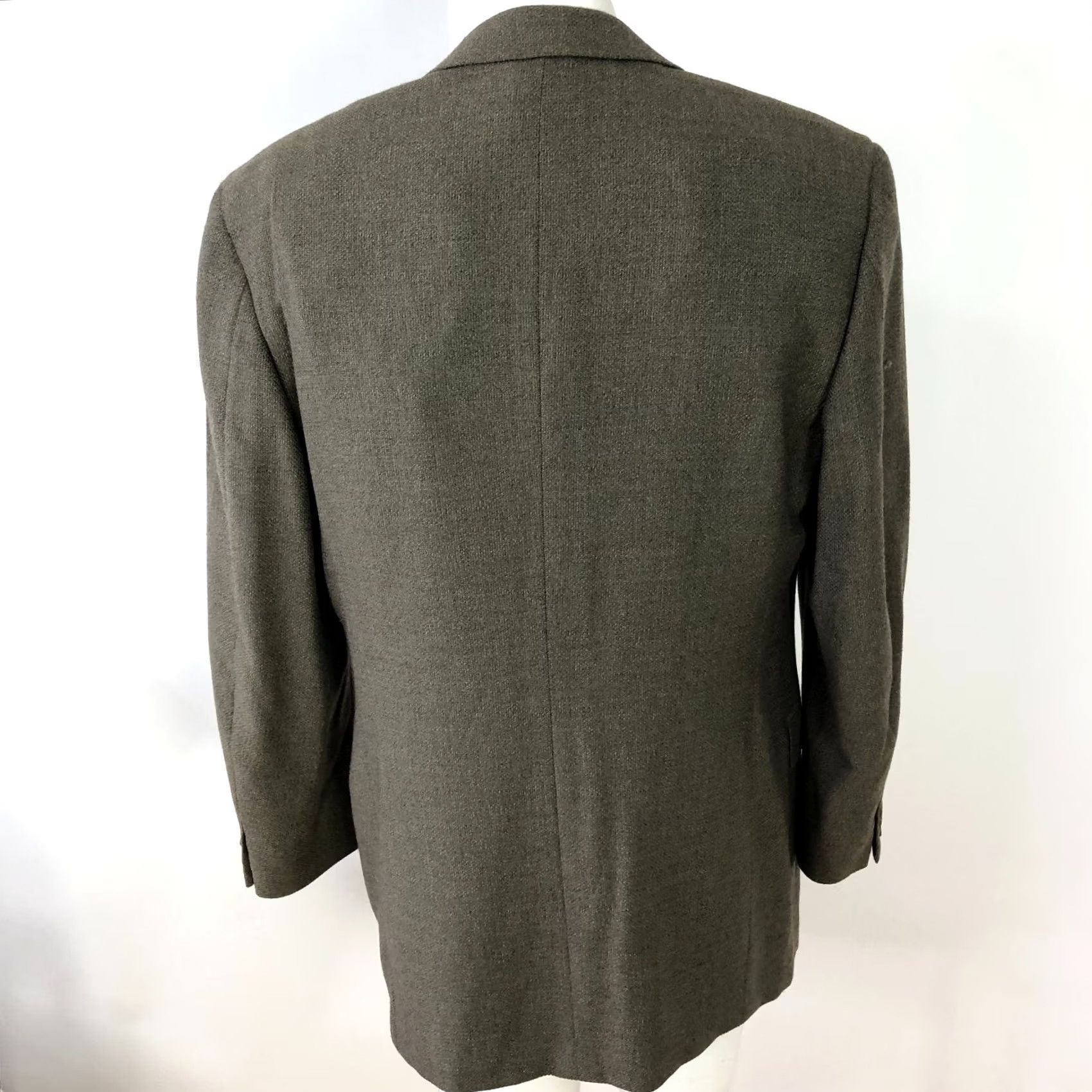 Canali Canali Sport Coat Jacket Brown 100% Wool Button Blazer Mens Regular Sized 40 MINT Size 40R - 3 Thumbnail