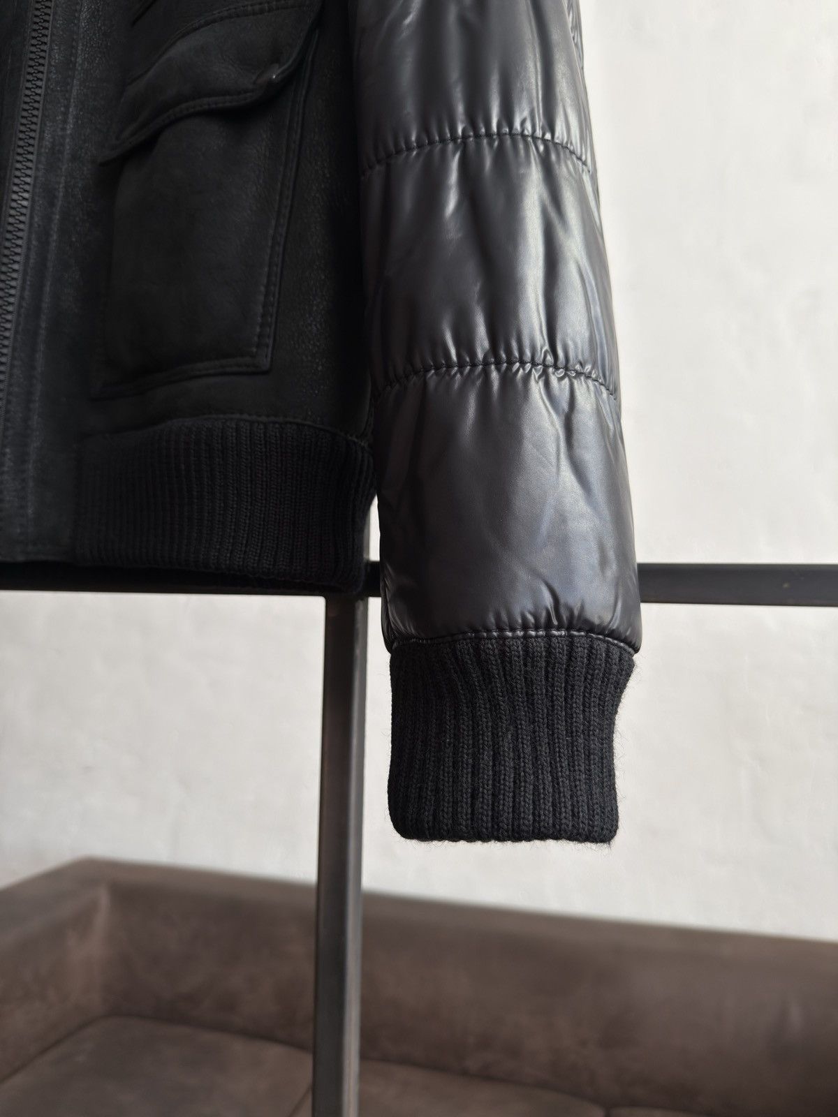 Dior Dior Leather Shearling Jacket FW07 Navigate Hedi Slimane Size US L / EU 52-54 / 3 - 13 Thumbnail