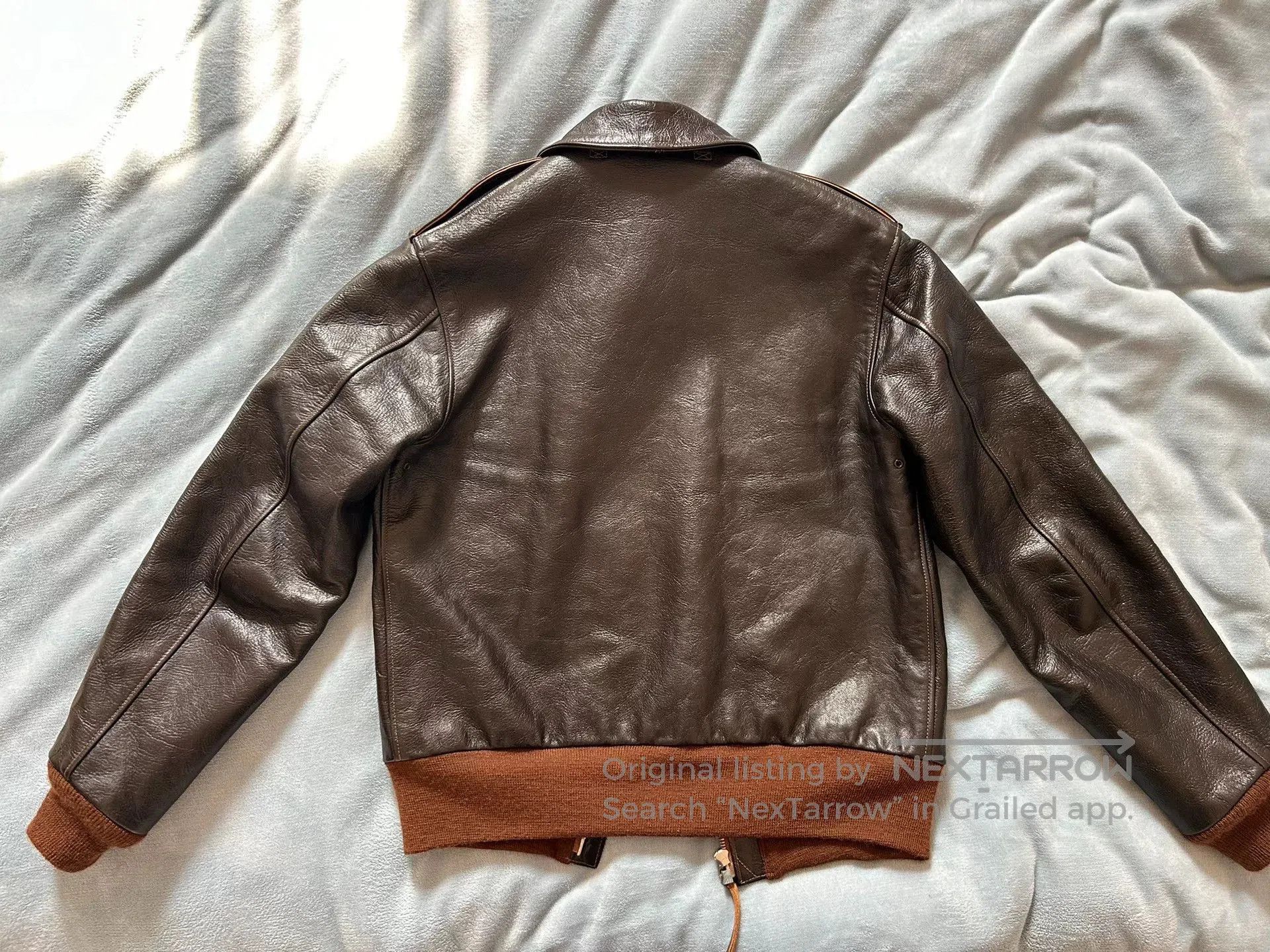 The Real McCoy's the real mccoy a2 tea core leather jacket. Size US S / EU 44-46 / 1 - 2 Thumbnail