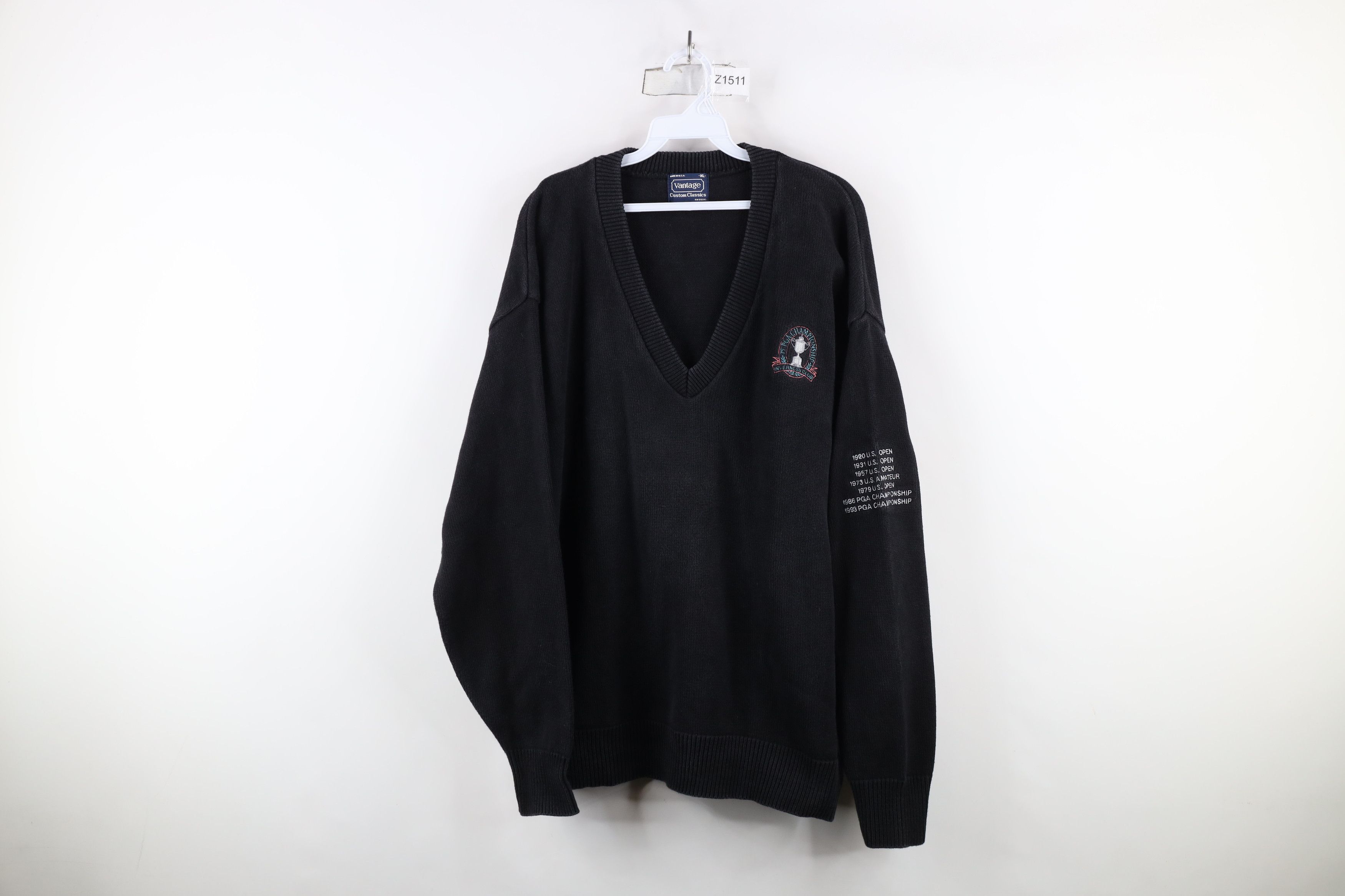 Vintage Vintage 90s PGA Championship Inverness Club Knit Sweater USA Size US XL / EU 56 / 4 - 1 Thumbnail