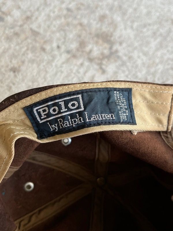 Polo Ralph Lauren OG Polo Ralph Lauren Leather Hat 2000s One Size Size ONE SIZE - 9 Thumbnail
