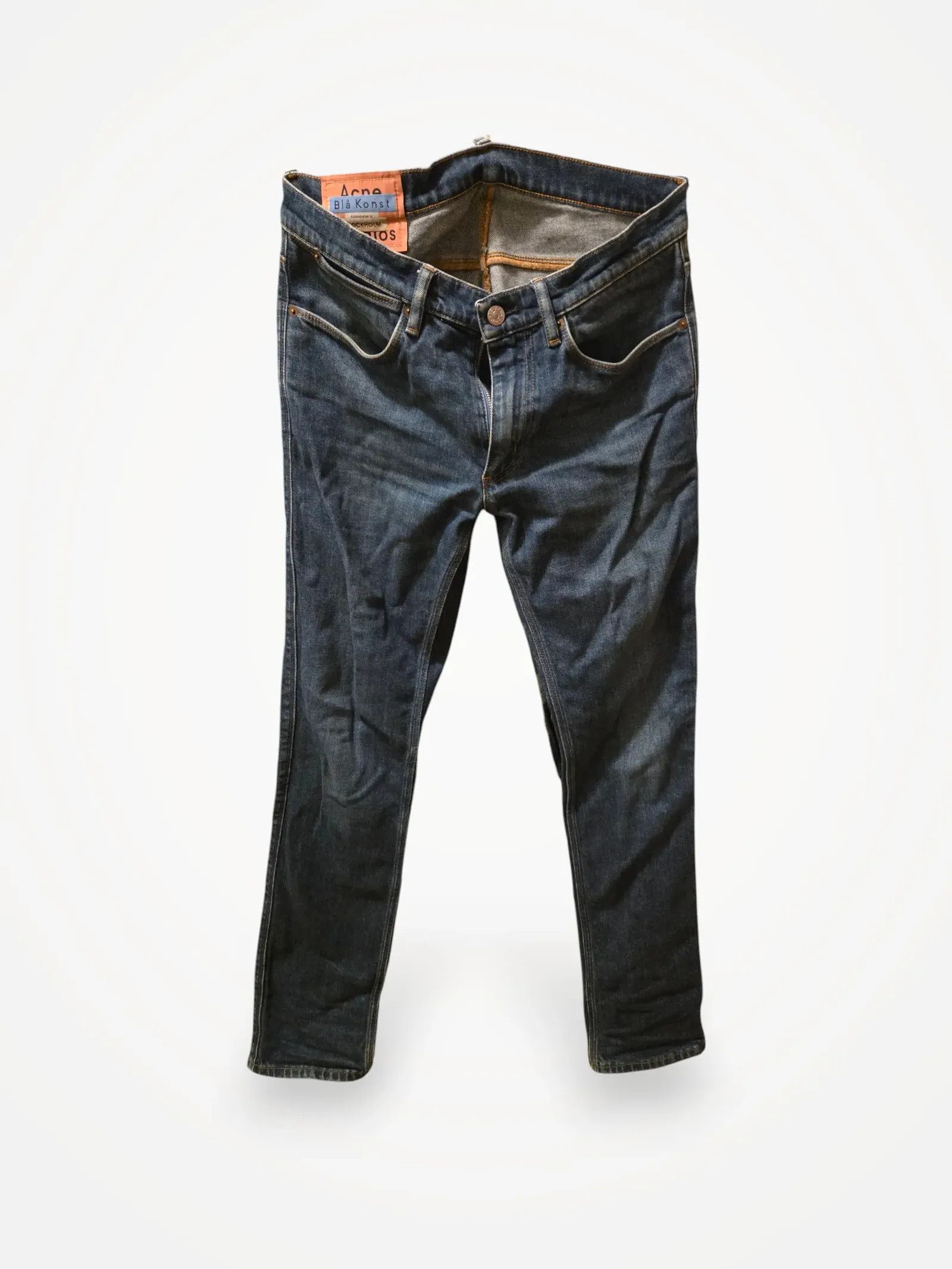 Acne Studios Acne Studios Acne Studios / Blå konst / Max Dark Blue Jeans Size 32" / US 10 / IT 46 - 1 Thumbnail