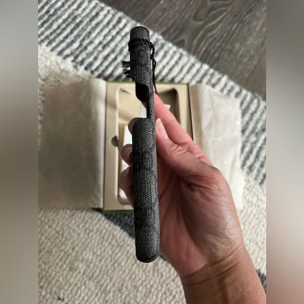 Gucci 🖤NEW🩶 Gucci iPhone 15 GG Ophidia Case - Grey/Black Size ONE SIZE - 6 Thumbnail
