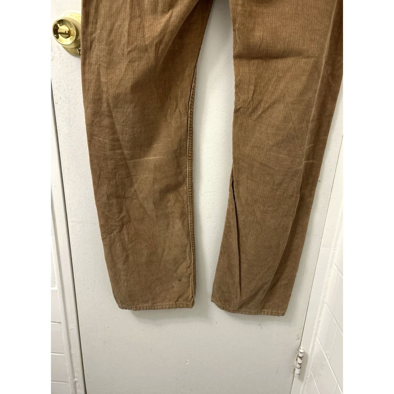 Banana Republic Banana Republic Pants Men Sz 33x34 Brown Corduroy Straight Fit Pima Cotton Pants Size US 33 - 7 Thumbnail