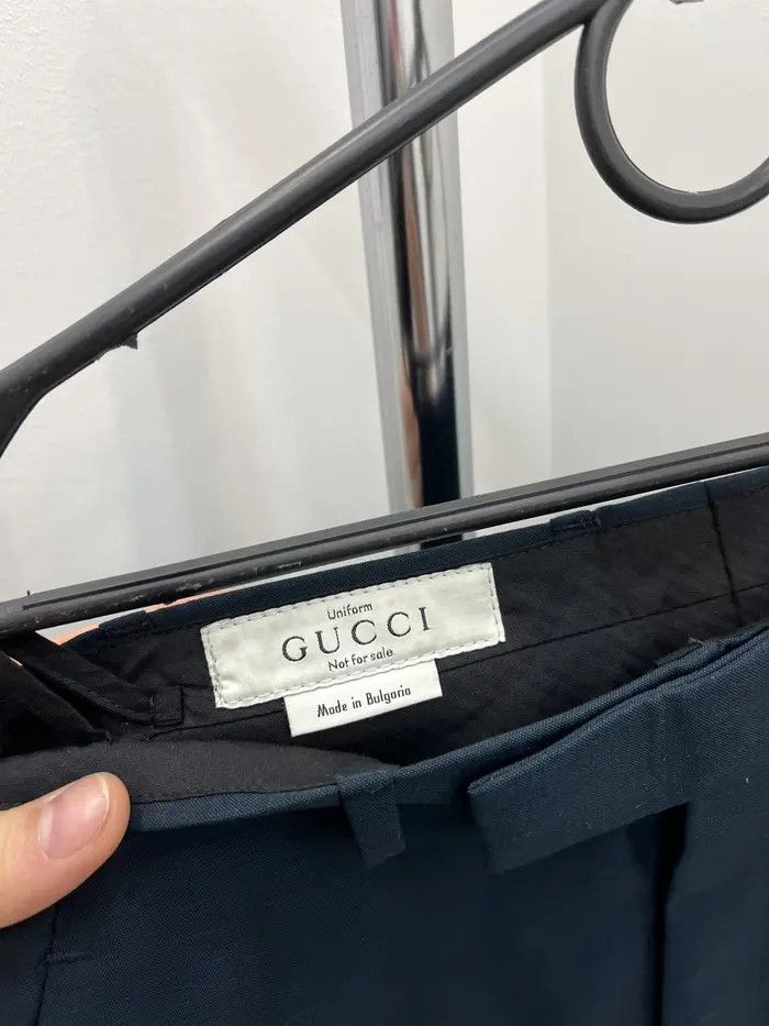 Gucci Gucci Uniform Classic Wool Pants Size 27" / US 4 / IT 40 - 3 Thumbnail
