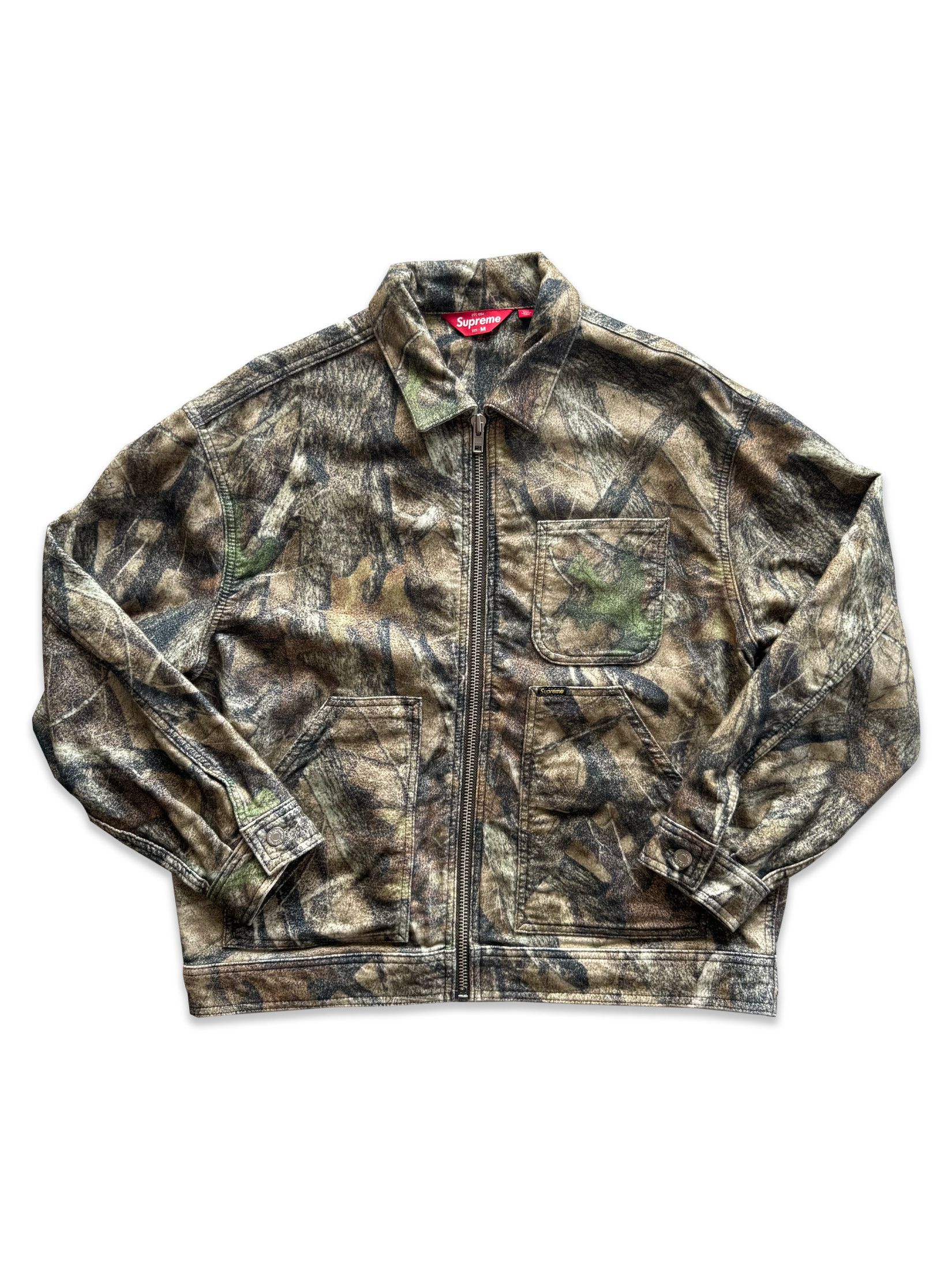ジャケット・アウター Supreme Velveteen Work Jacket Cow New SUPREME Velveteen Cow Print Work Jacket FW15 XL – Reset Web Store