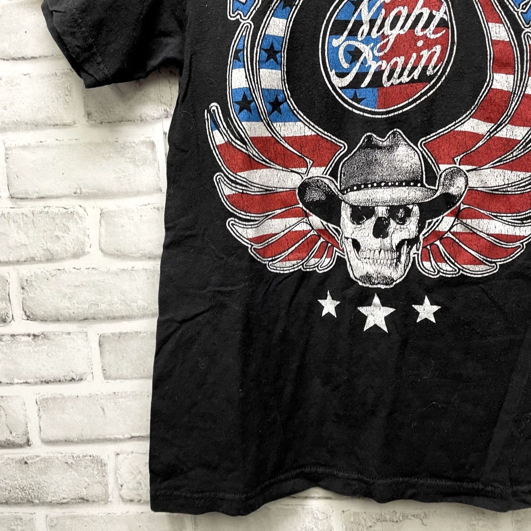 Tultex Jason Aldean Band Tee black 100% cotton graphic Tee Mens Size S Size US S / EU 44-46 / 1 - 3 Thumbnail