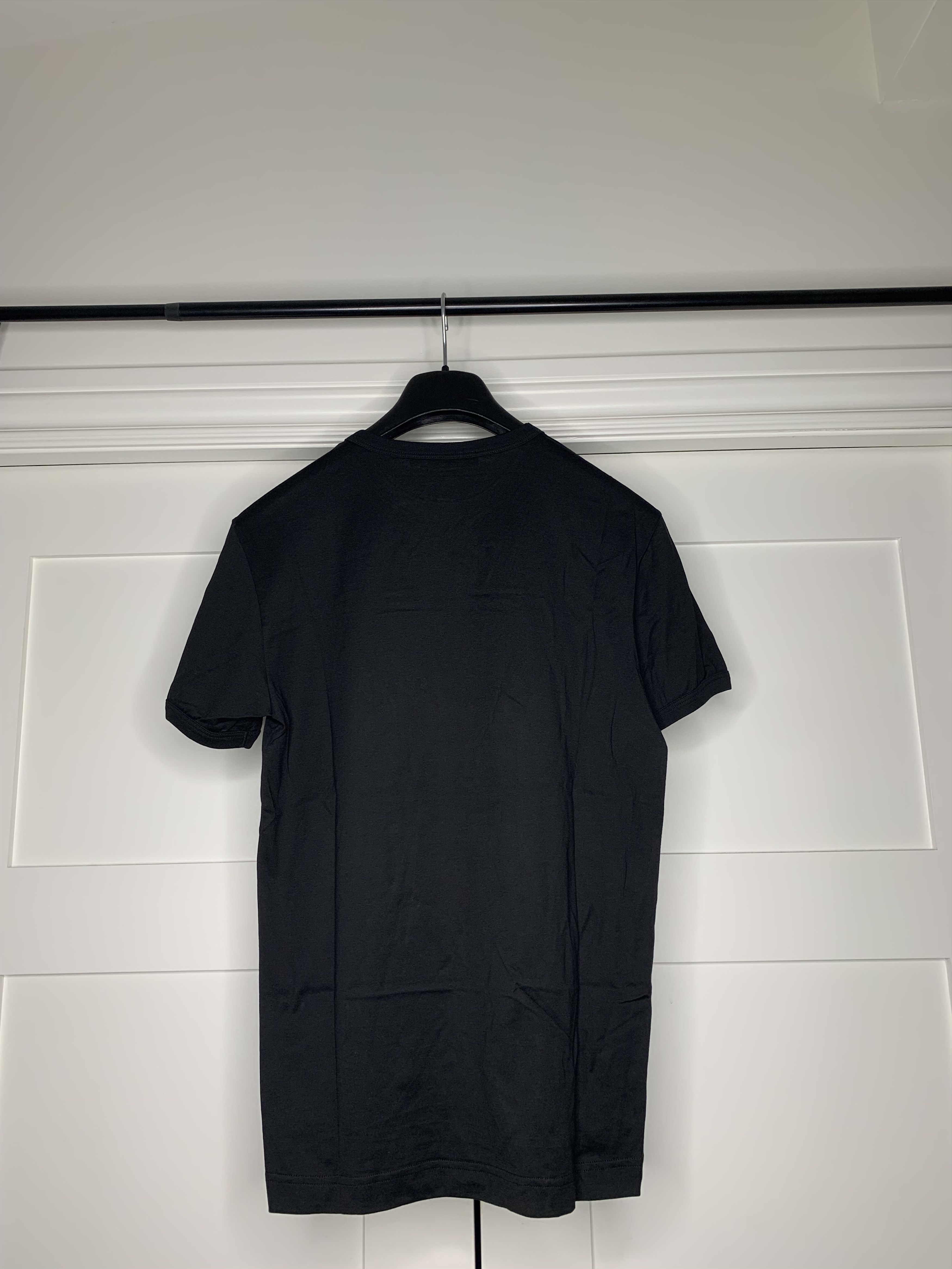 Dolce & Gabbana Dolce&Gabbana Black Calfskin King Crown Patch T-Shirt Size US S / EU 44-46 / 1 - 9 Thumbnail