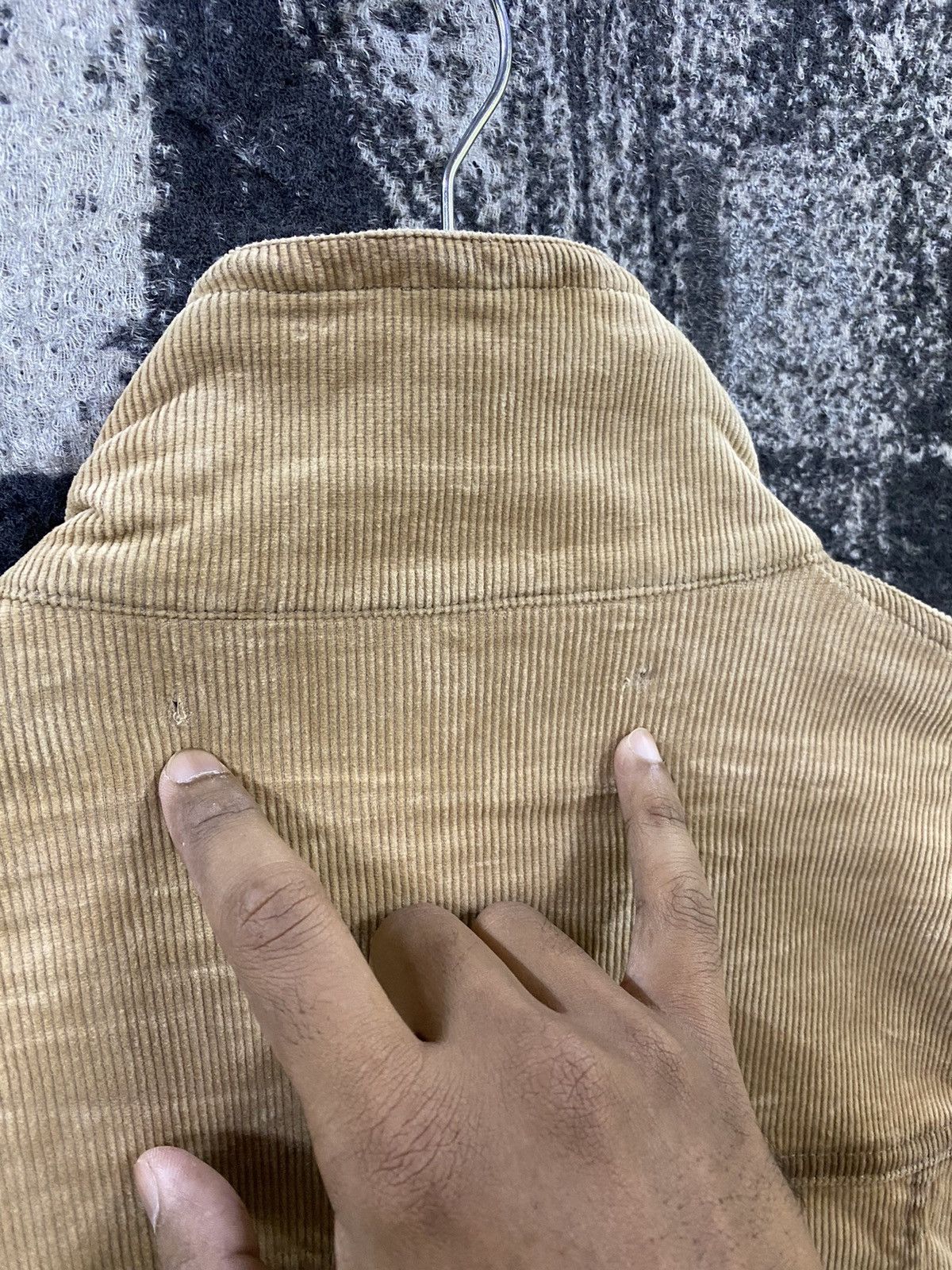 Japanese Brand Distressed Semantic Design Punk Corduroy Jacket Size US M / EU 48-50 / 2 - 9 Thumbnail