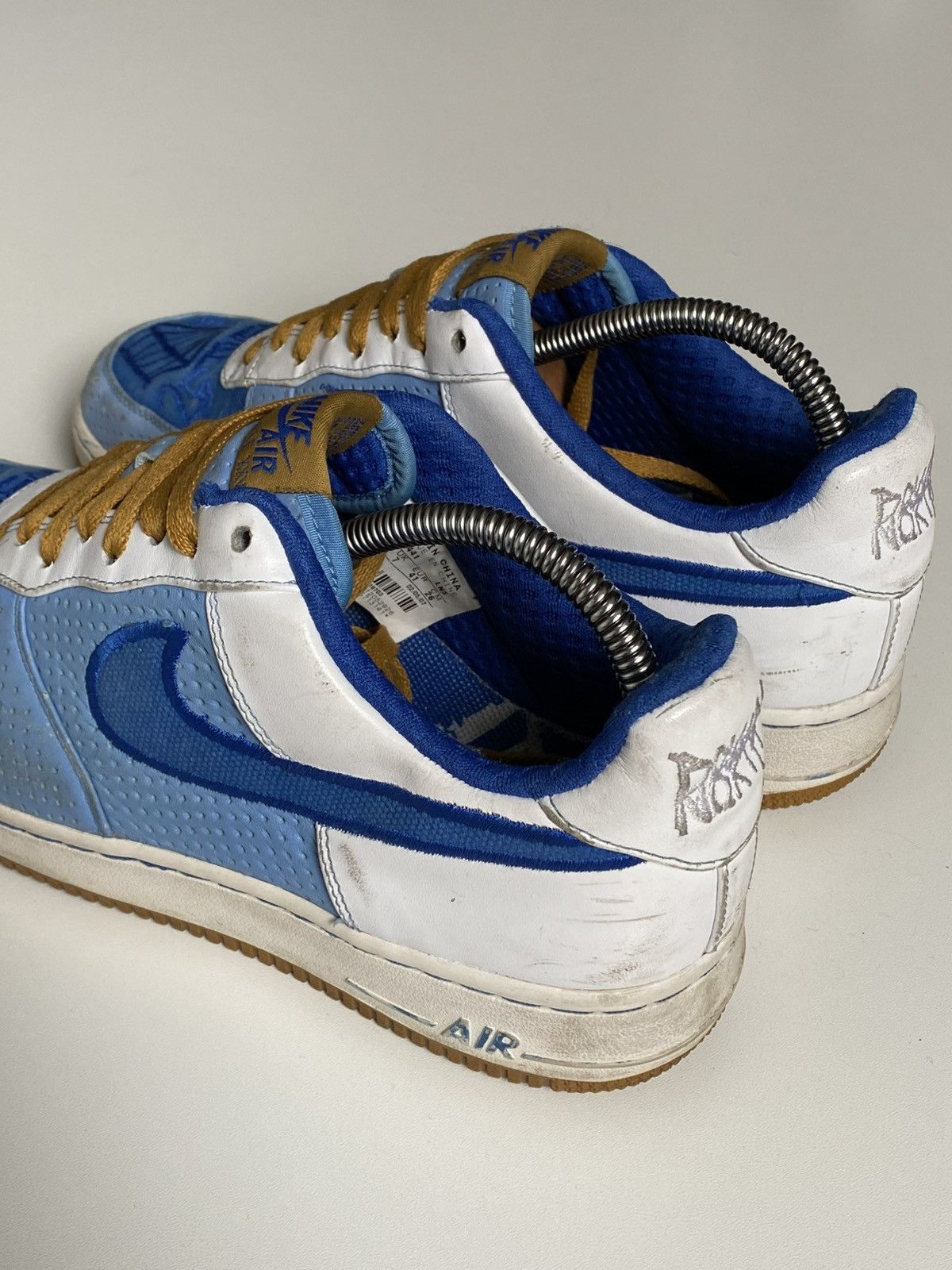 Nike 🔥 VINTAGE 00s NIKE AIR FORCE 1 PREMIUM DOWN NORTH COLLAB Size US 7 / EU 40 - 9 Thumbnail
