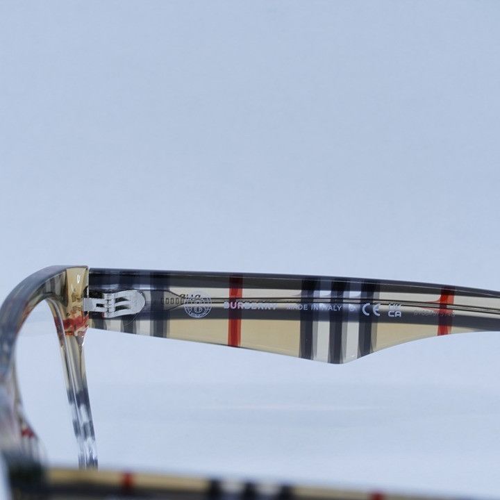 Burberry Burberry BE2411 4122 Eyeglasses Vintage Check 53mm Square Size ONE SIZE - 6 Thumbnail