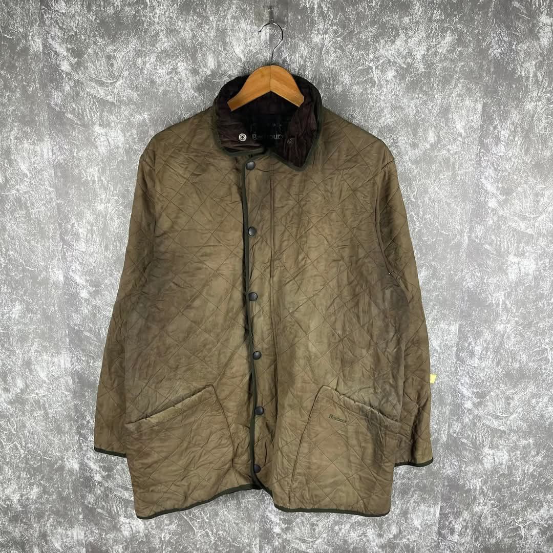Barbour Vintage Barbour Jacket Suede Bomber fashion corduroy Size US M / EU 48-50 / 2 - 8 Thumbnail