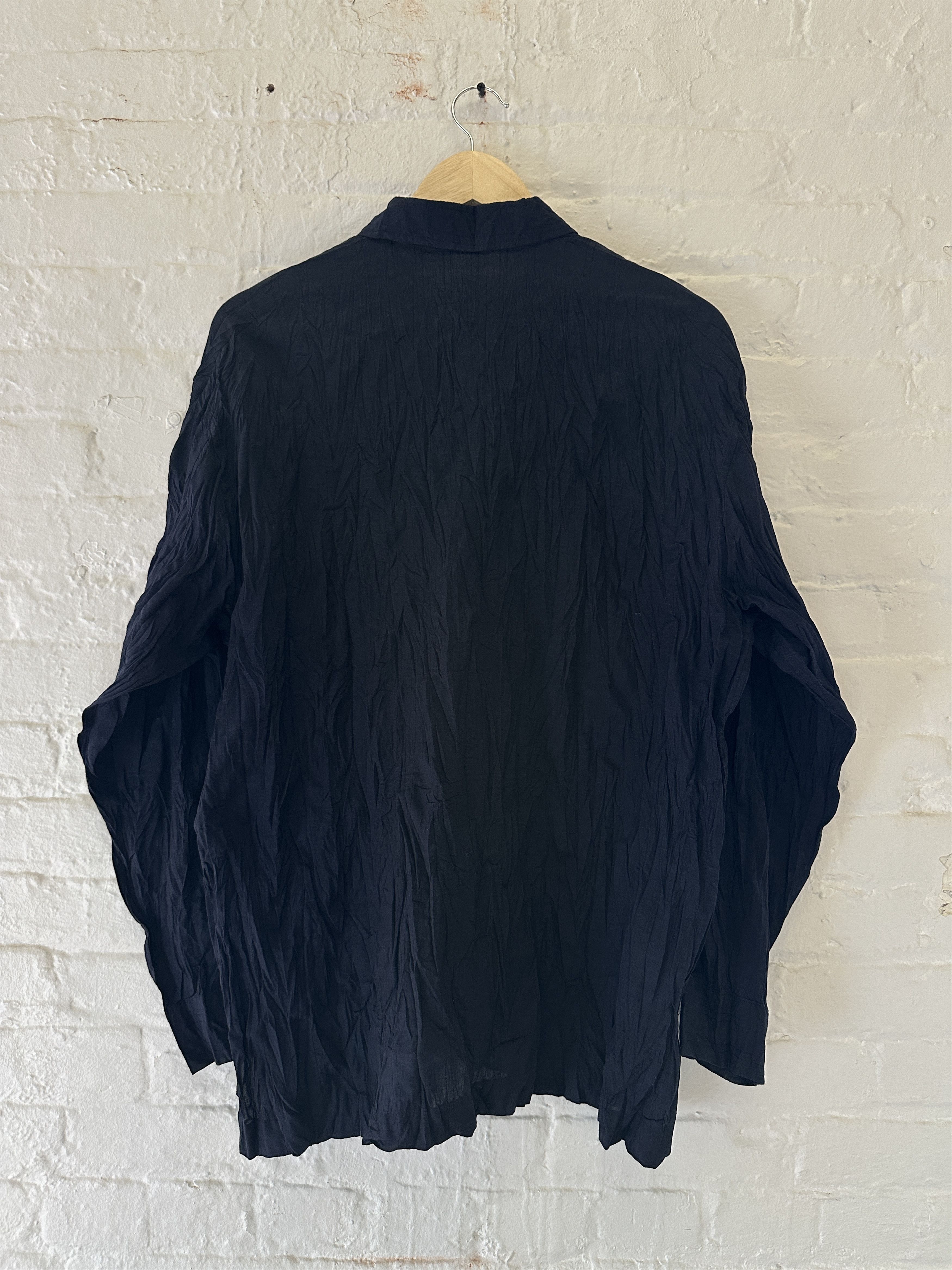 Issey Miyake Issey Miyake Pleated Button Up Shirt Size US L / EU 52-54 / 3 - 4 Thumbnail
