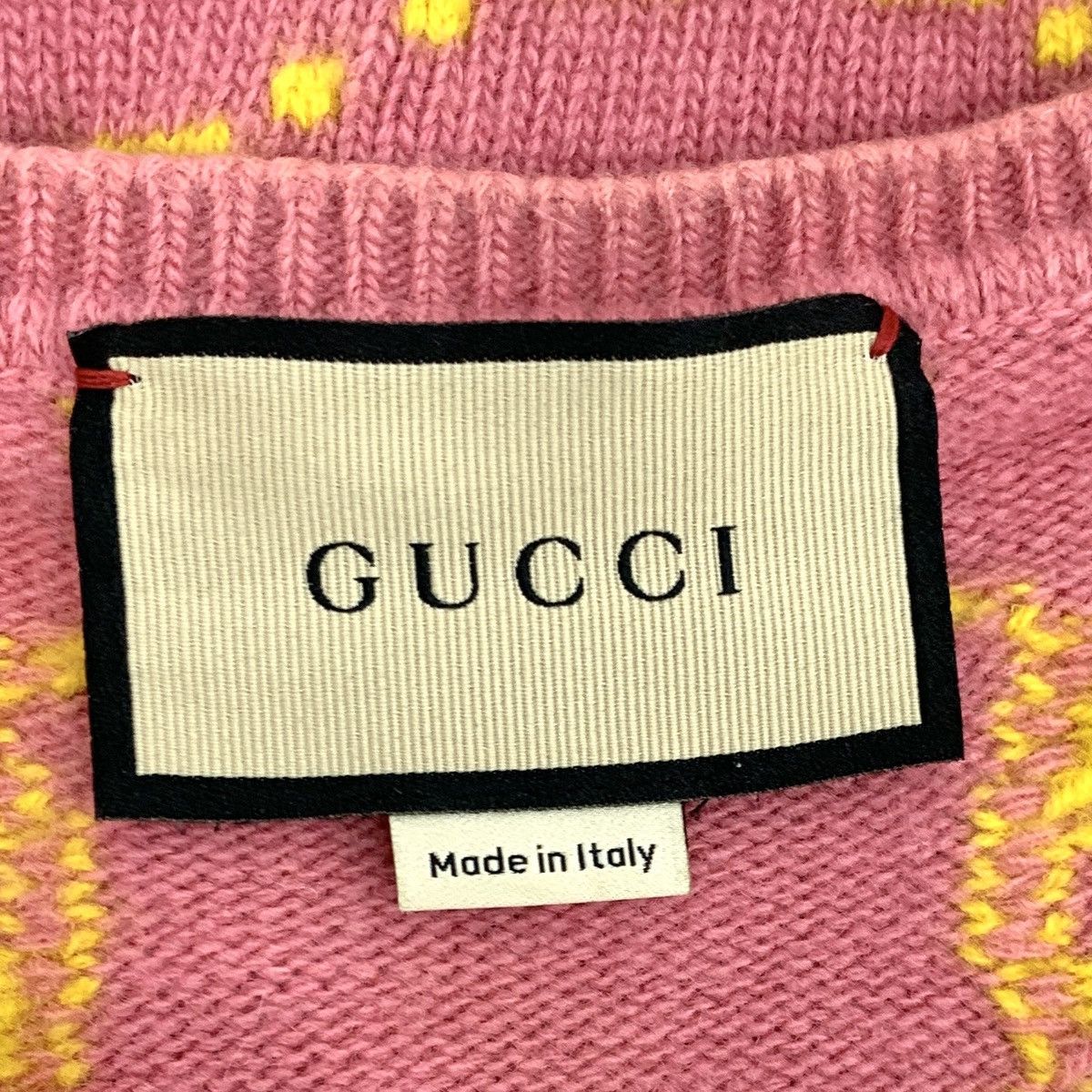 Gucci Gucci Jacquard Wool V-neck Sleeveless Knit Vest K26WX Size M / US 6-8 / IT 42-44 - 5 Thumbnail