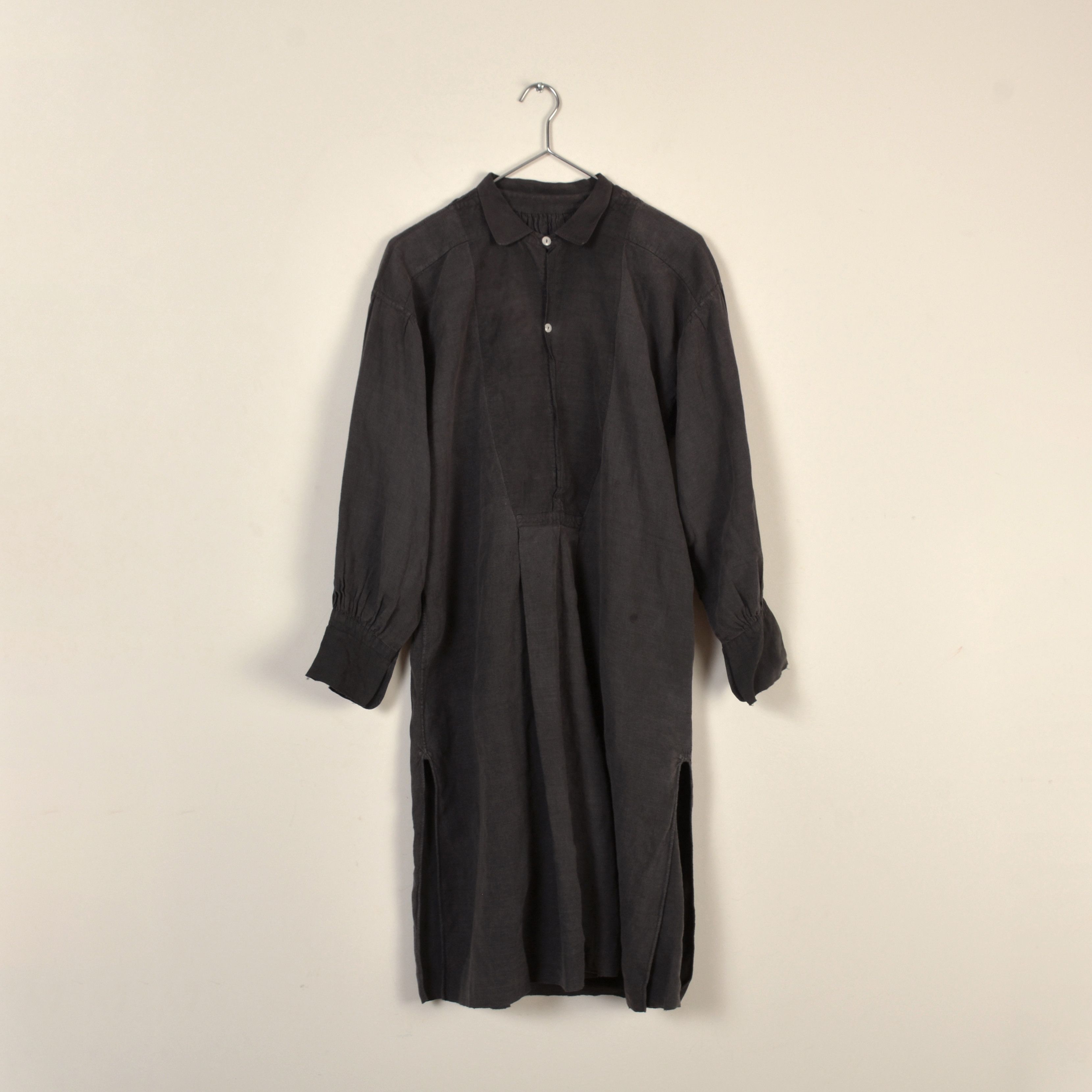 Vintage Vintage french linen biaude work jacket 1930-40 (2303) Size US S / EU 44-46 / 1 - 3 Thumbnail