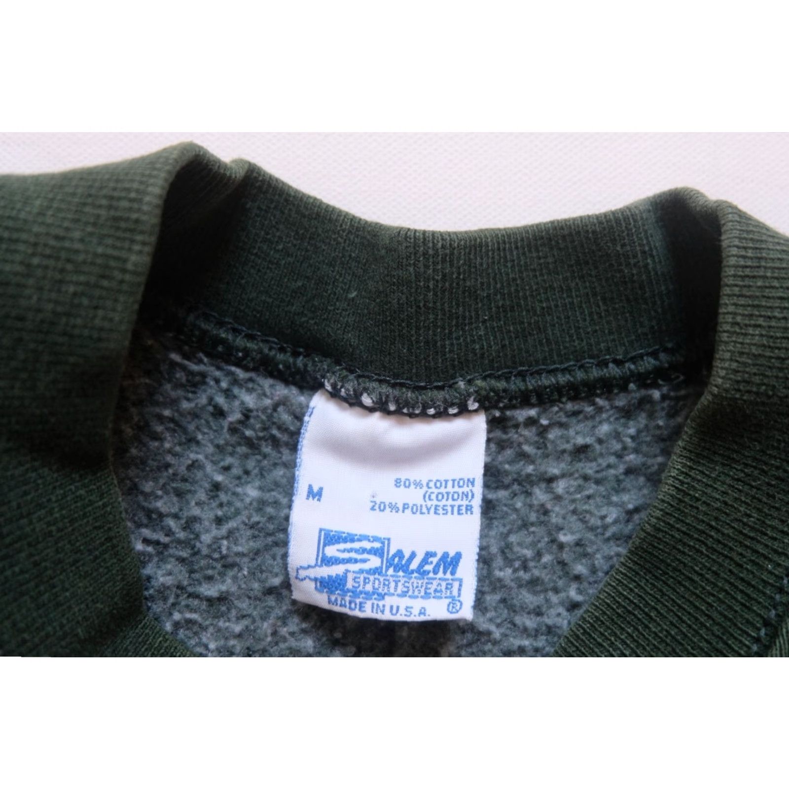 Salem Sportswear VINTAGE NFL VTG 90s RETRO GREEN BAY PACKERS USA MADE SALEM CREW SWEATSHIRT M SIZE GREEN FOOTBALL GRAPHIC PRINT MEN Size US M / EU 48-50 / 2 - 6 Thumbnail