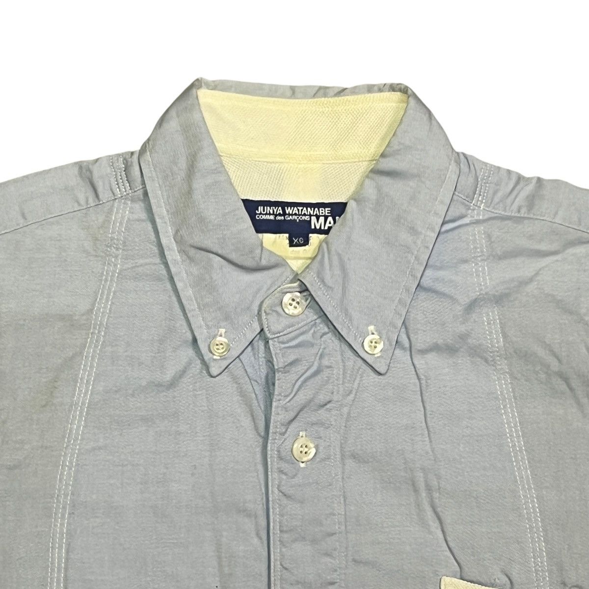 Junya Watanabe JUNYA WATANABE MAN 2012SS Reconstructed Check Docking Shirt Size US XS / EU 42 / 0 - 2 Thumbnail