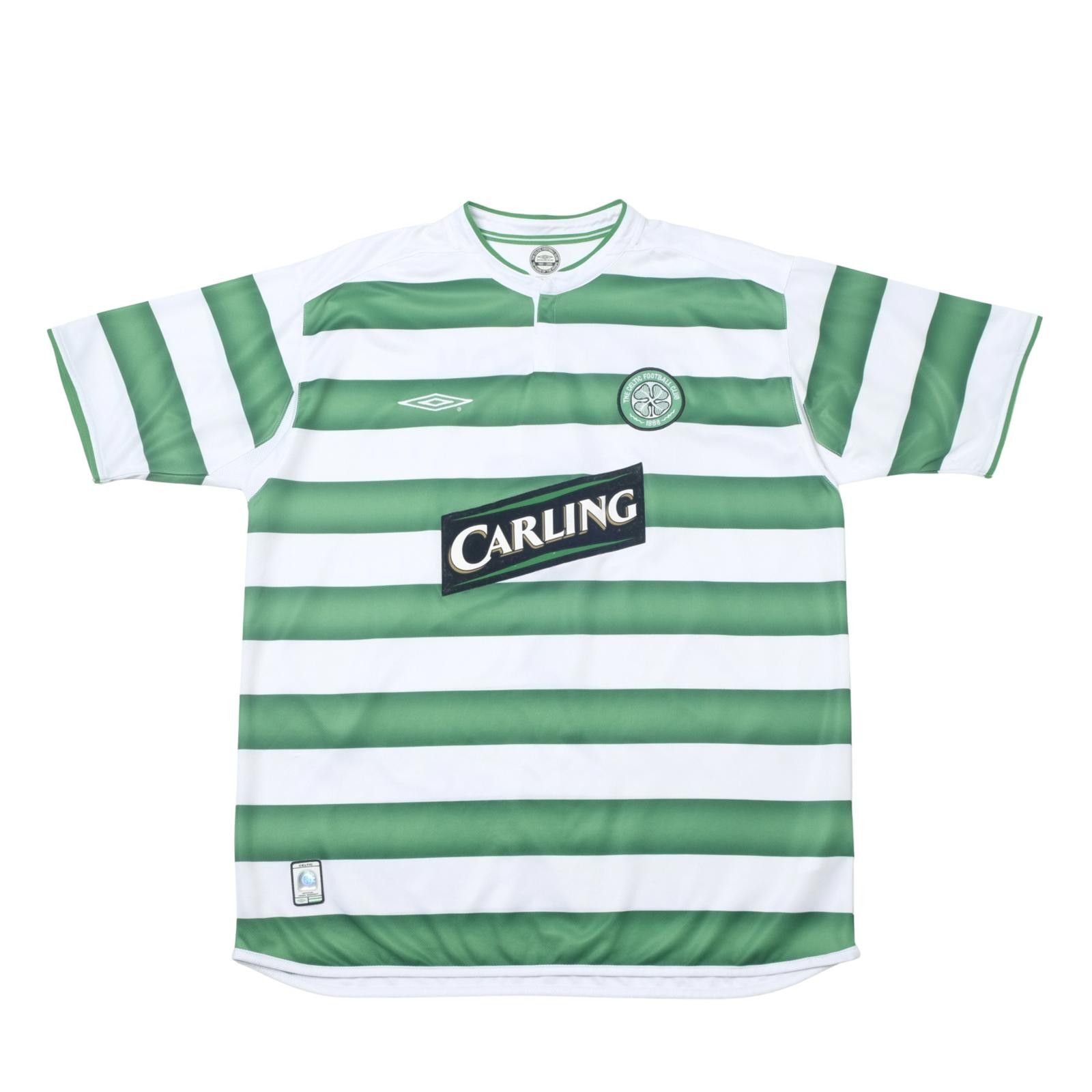 Umbro 2003/04 Celtic Home Shirt Larsson (XL/XXL) Size US XL / EU 56 / 4 - 2 Thumbnail