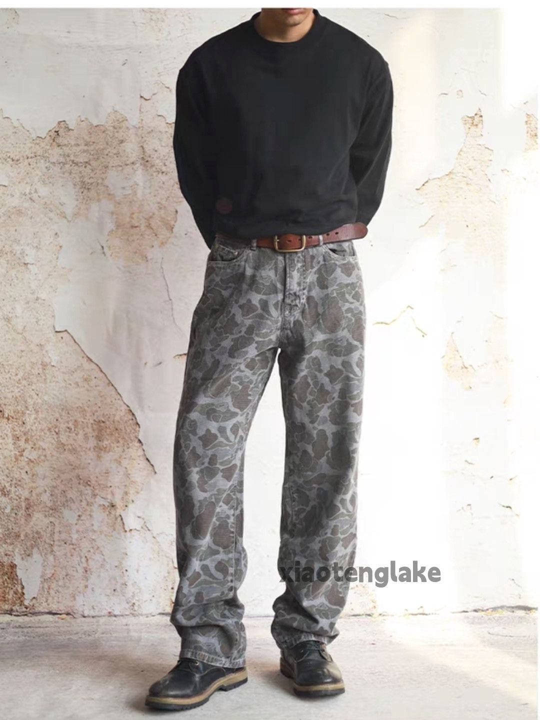 Designer × Japanese Brand × Vintage washed faded camo utility skate work carpenter pants Size US 30 / EU 46 - 4 Thumbnail