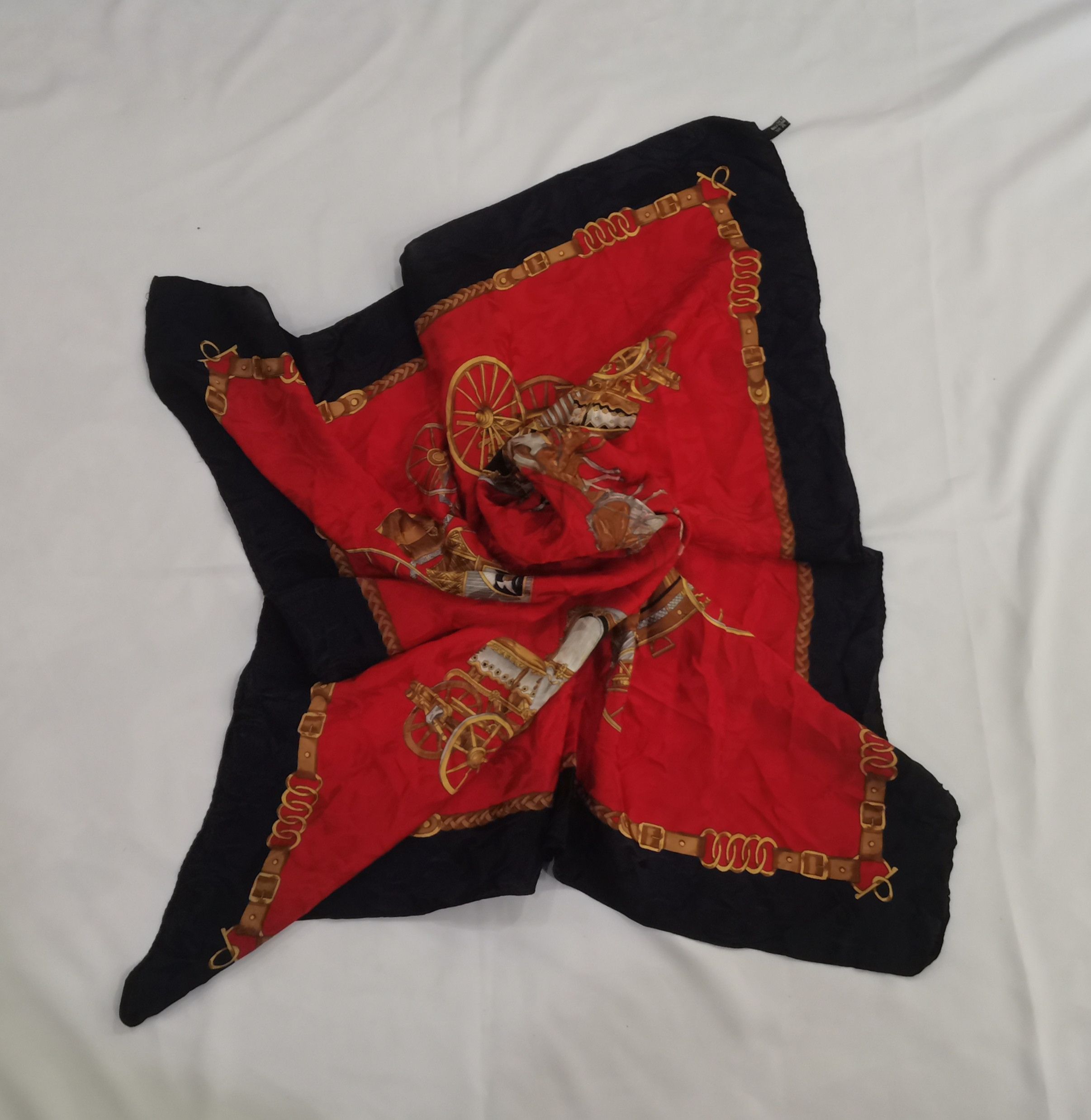 Vintage Rare vintage Italian designer scarves luxury design Size ONE SIZE - 2 Thumbnail