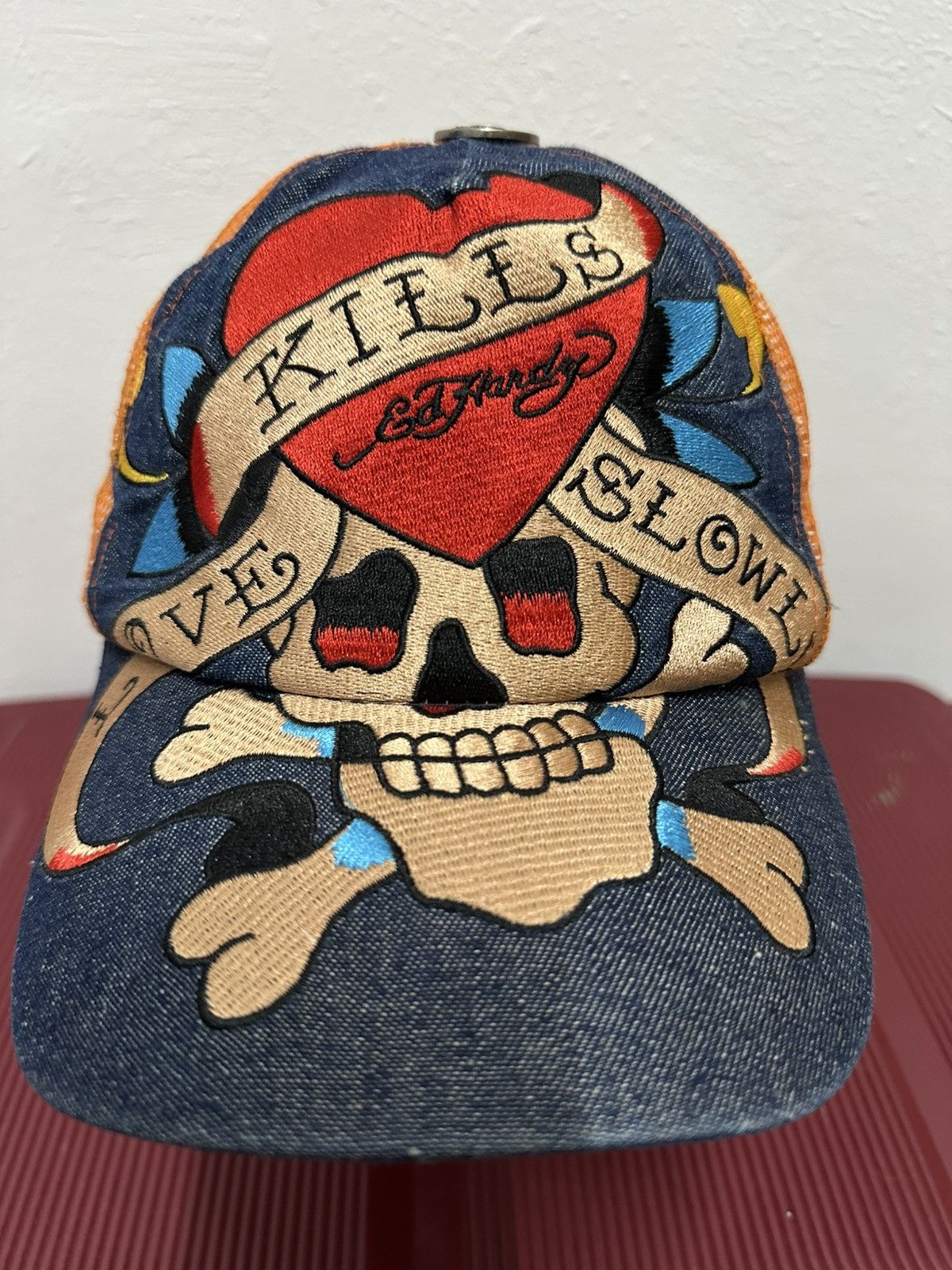 Ed Hardy Ed Hardy Cap by Christian Audigier Vintage Tattoo Size ONE SIZE - 1 Thumbnail
