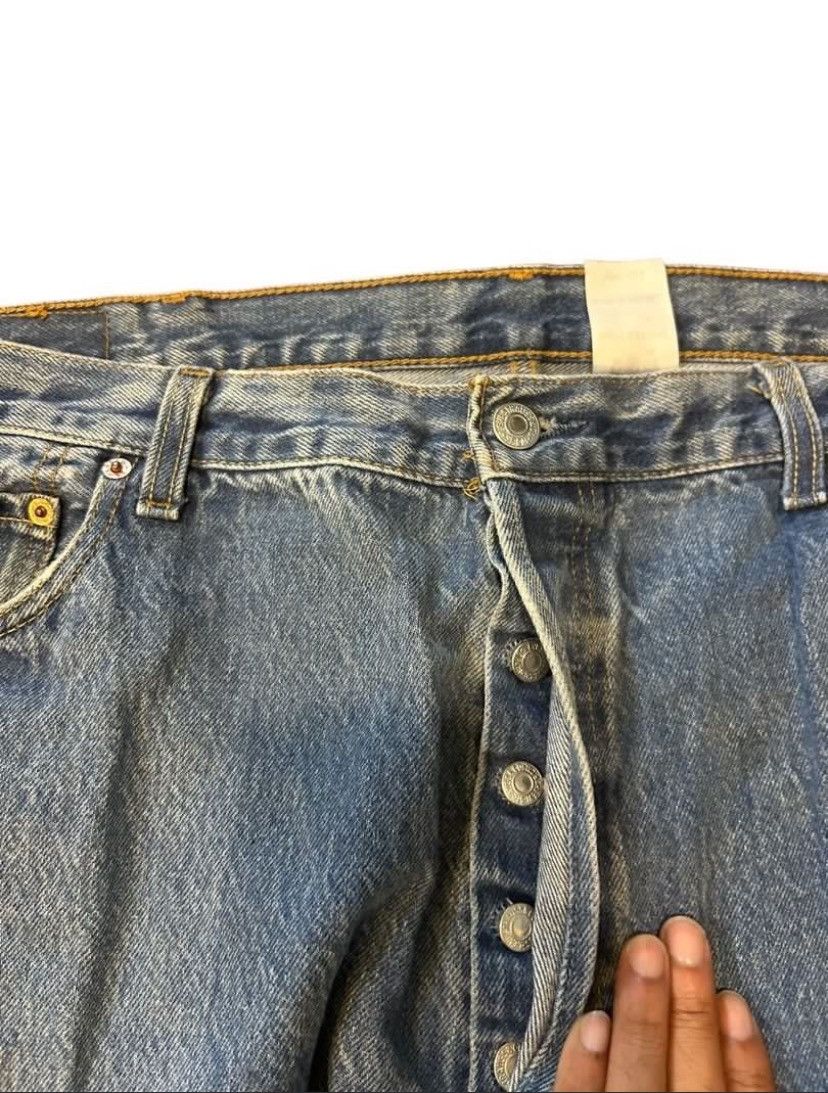Levi's Distressed Levis 501 Oversize / Rock /grunge Size US 41 - 5 Thumbnail