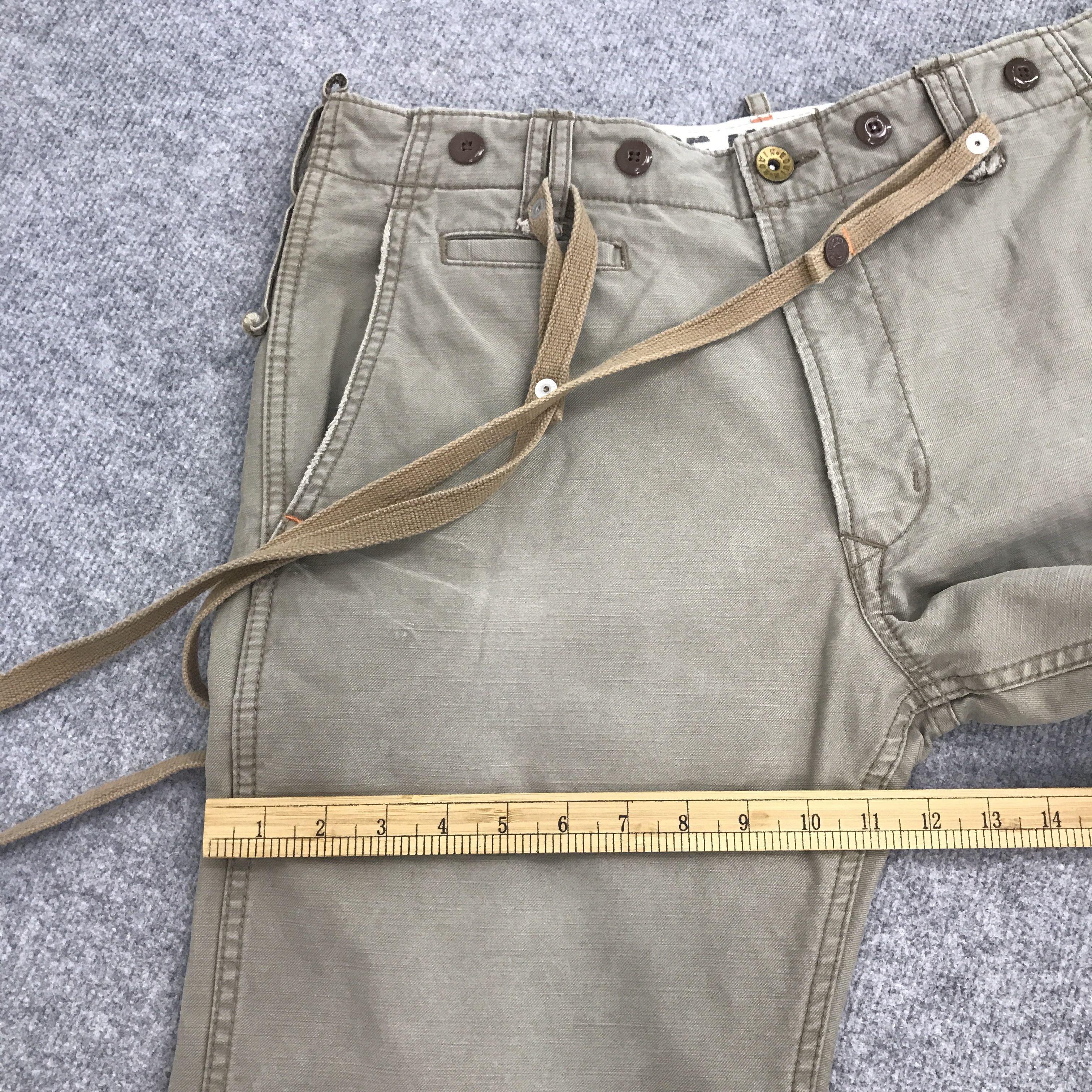 Edwin Rare Edwin Japan 505 khaki Brown Bootcut pants Size US 32 / EU 48 - 9 Thumbnail