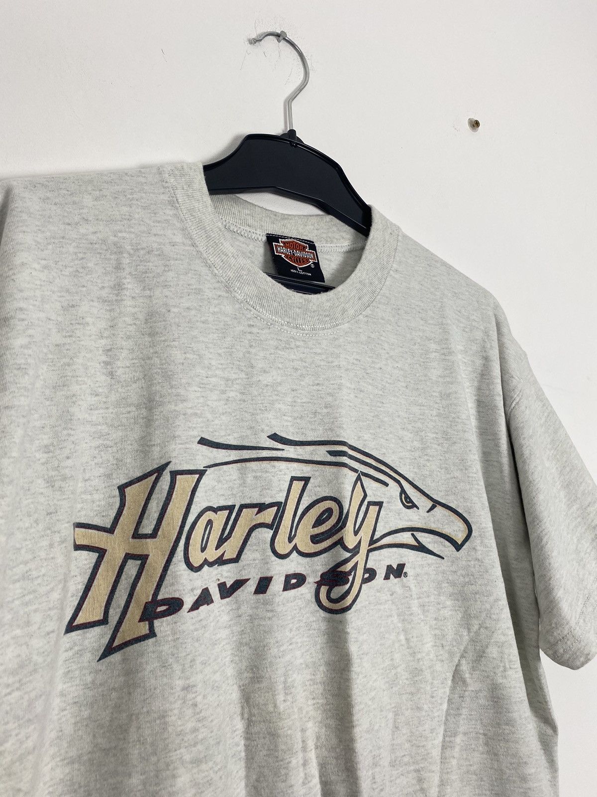 Harley Davidson × Vintage Harley-Davidson Vintage Tee MOTEX L Eagle England y2k Size US L / EU 52-54 / 3 - 3 Thumbnail