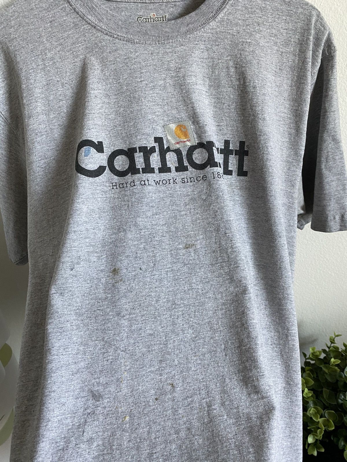 Carhartt Vintage 00s Carhartt Spell Out Logo Tee Size US M / EU 48-50 / 2 - 4 Thumbnail