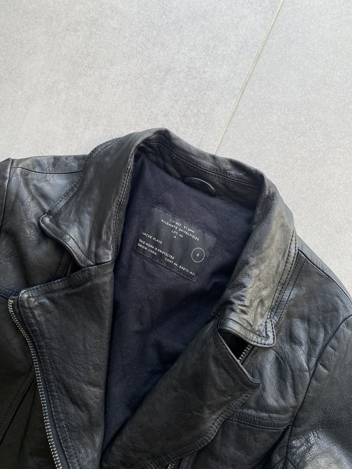 Allsaints Allsaints Leather Jacket Size S / US 4 / IT 40 - 6 Thumbnail