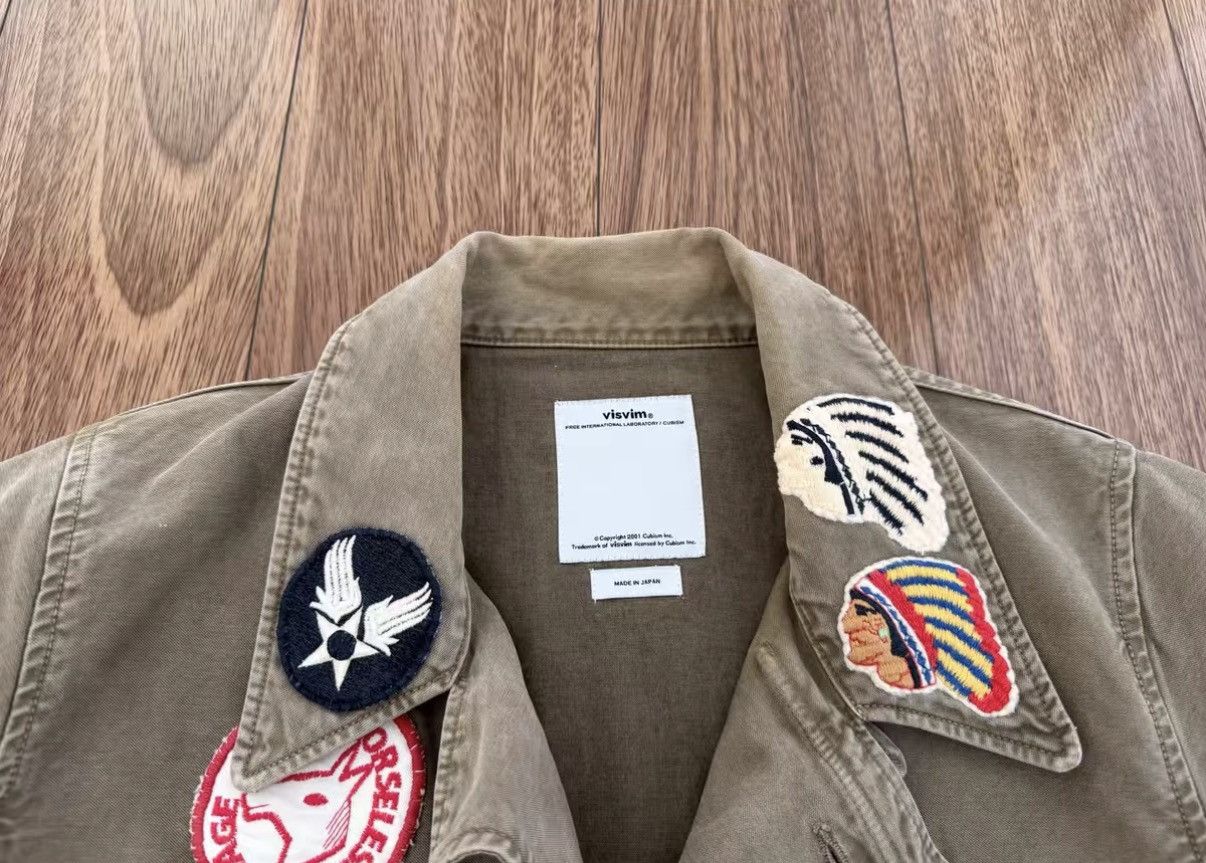 Visvim VISVIM ACHSE JKT PATCHES (DMGD CHINO), Appliqué Jacket Size US S / EU 44-46 / 1 - 3 Thumbnail