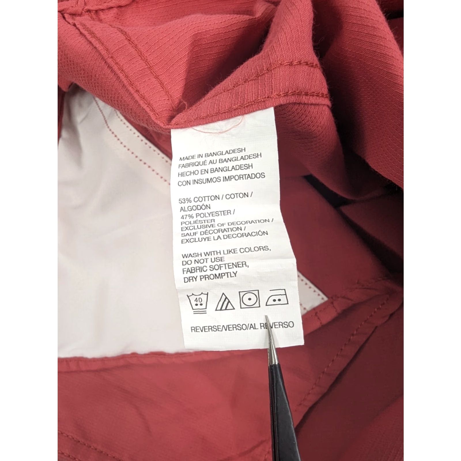 Izod Izod Saltwater Shirt Mens Medium Saltwater Red Relaxed Logo Short Sleeve Fishing Size US M / EU 48-50 / 2 - 7 Thumbnail