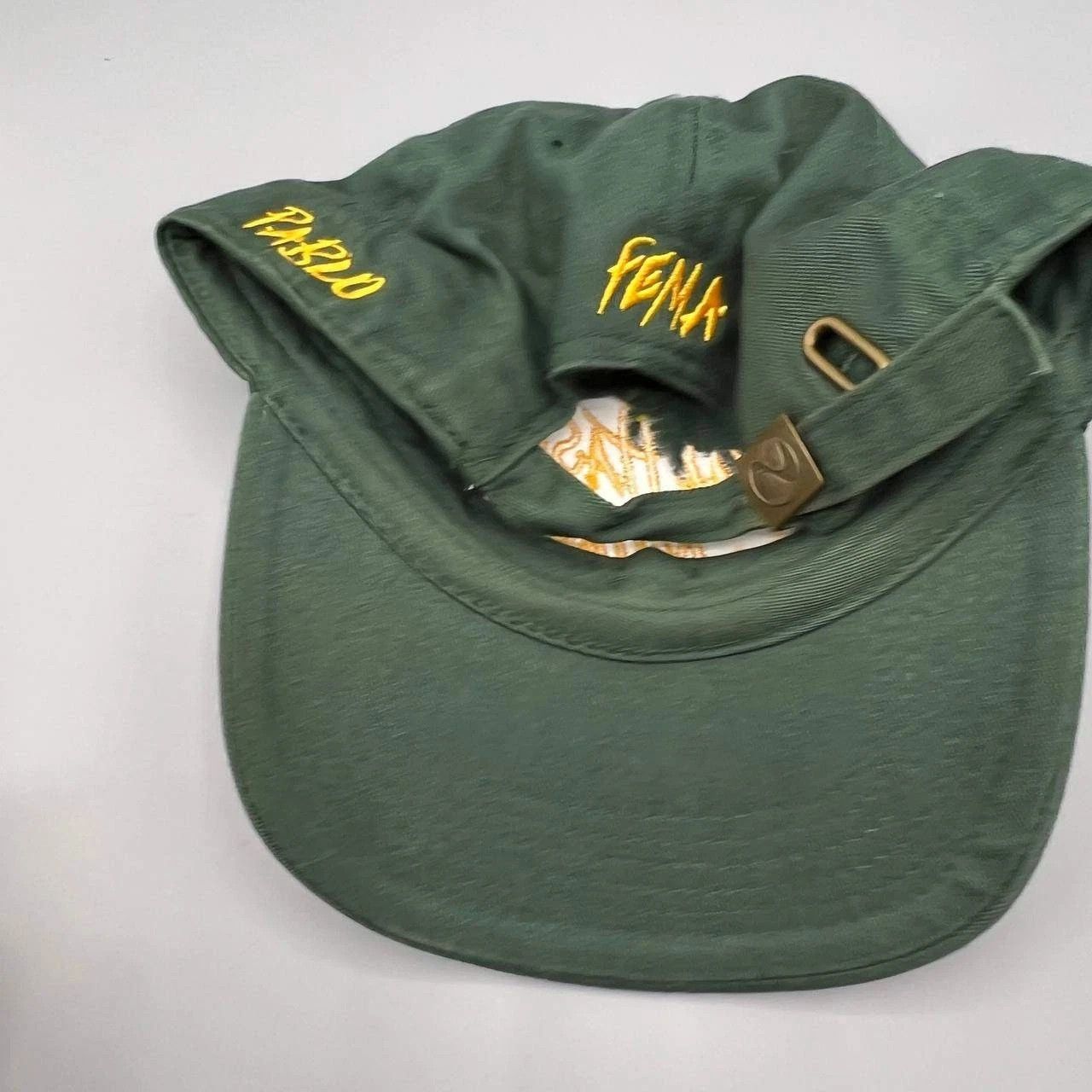 Other Real Hasta La Muerte Hat Men Embroidered Pablo Strap Back Size ONE SIZE - 4 Thumbnail