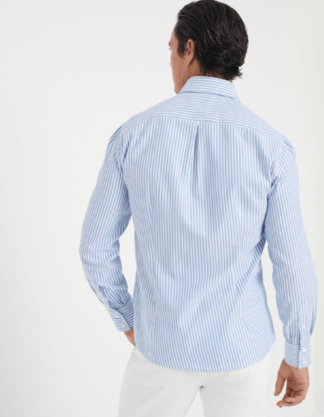 Brunello Cucinelli Shirt in Open White Size US XL / EU 56 / 4 - 2 Thumbnail